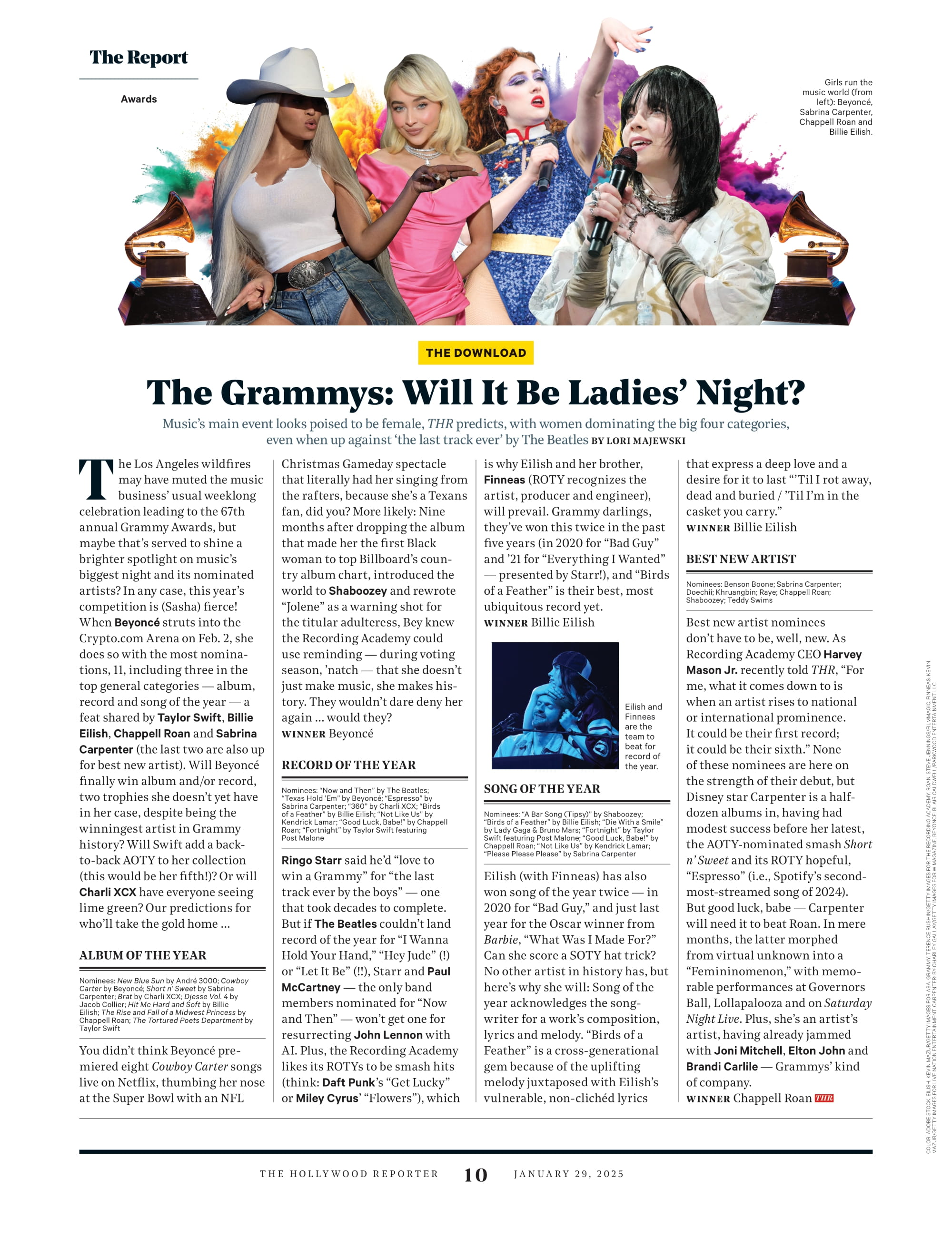 The Hollywood Reporter - 25.01.29 Edition: Nicole Kidman In Babygirl, Harris Dickinson Star-Making Role As John Lennon, The Oscars, Private Army Protecting LA's Rich & Famous, Best Of Sundance & More!