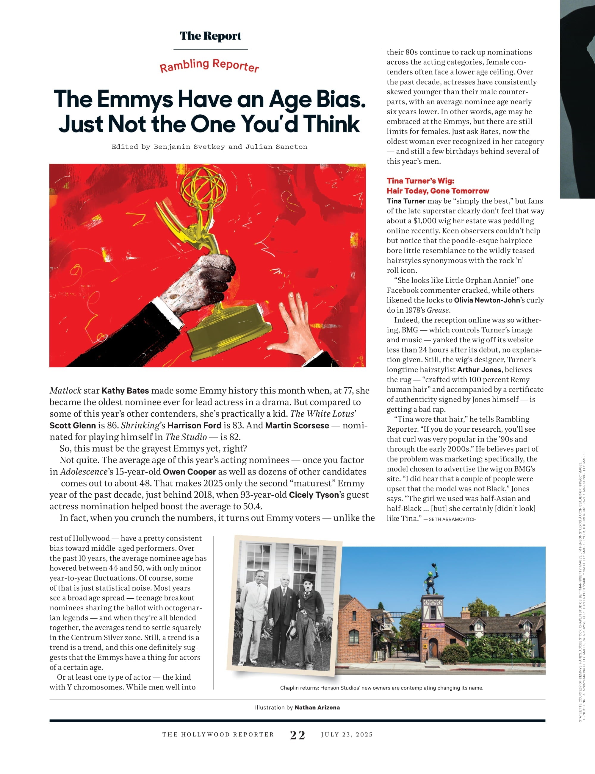 The Hollywood Reporter - 25.07.23 Edition: Tim Burton & Jenna Ortega On Netflix’s Wednesday, Disney & Comcast’s Theme Park Land Grab, John Legend’s Legacy, Hollywood’s New Angelyne & More!