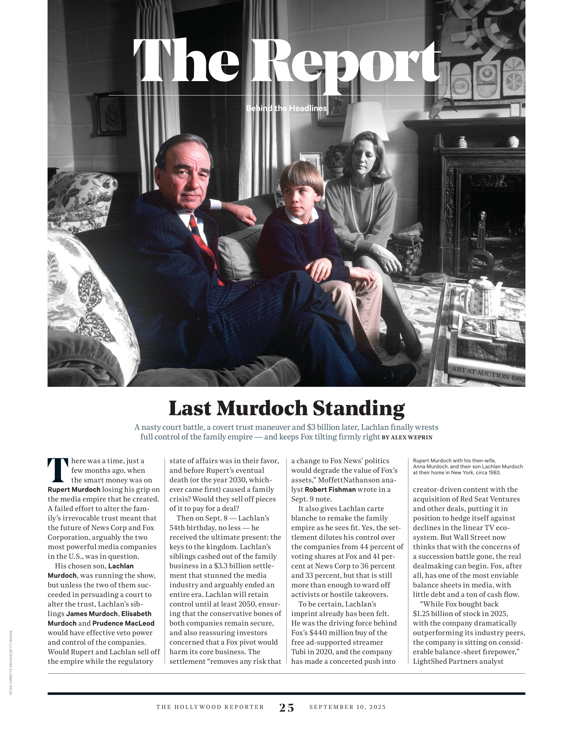 The Hollywood Reporter - 25.09.10 Edition: Nate Bargatze, From Stand-Up King To Emmy Host, Mark Hamill’s Career Renaissance, Charlie Sheen’s Platoon Nightmare, The Real Chase Infiniti & More!