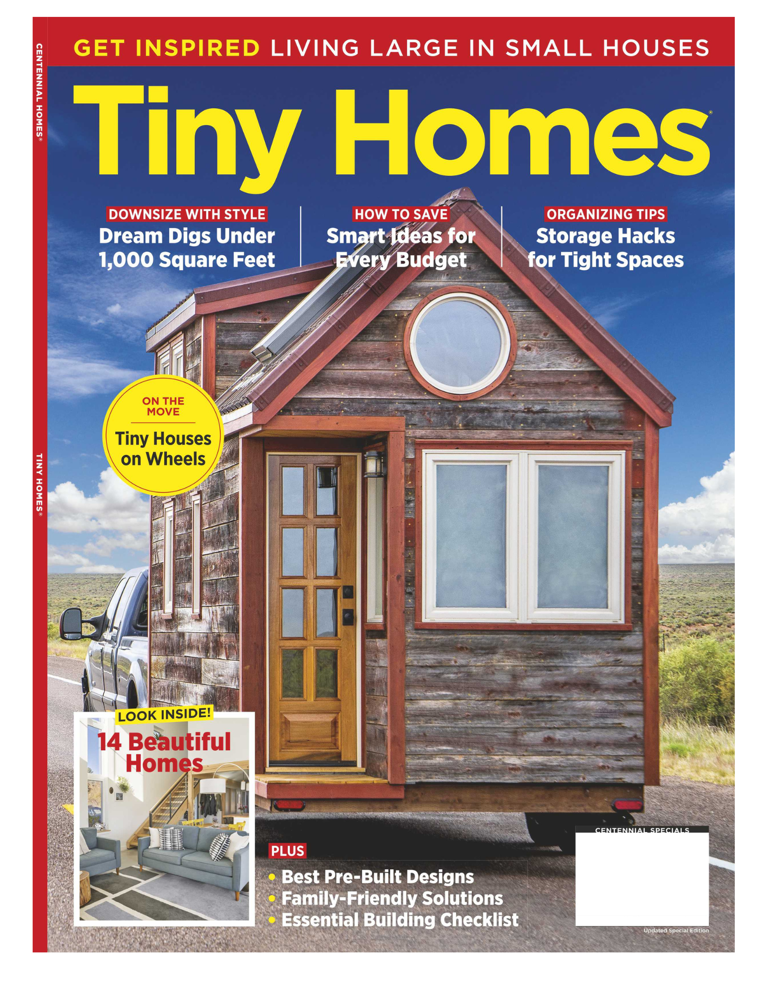 Tiny Homes - Living Large In Small Houses! Downsize With Style, How To Save, Organizing Tips With The Best Pre-Built Designs, Family-Friendly Solutions & Essential Building Checklist!