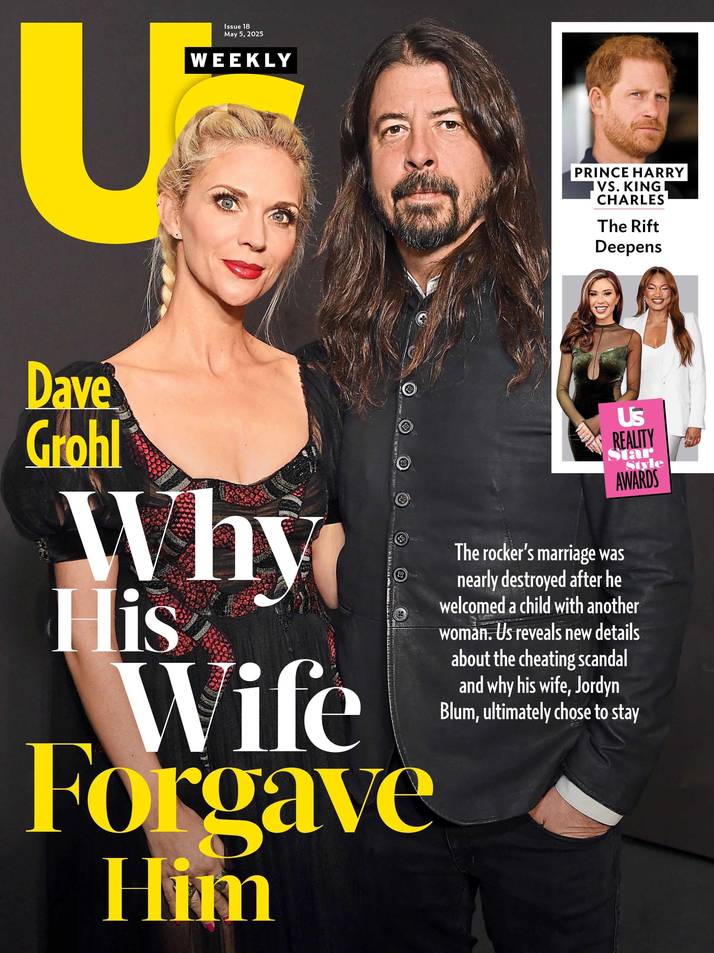 Us Weekly - 05.05.25: Dave Grohl Reveals Why His Wife Forgave Him, Prince Harry & King Charles Feud Heats Up, Gabby Windey’s Red Carpet Reign, Reality Star Style Awards & More!