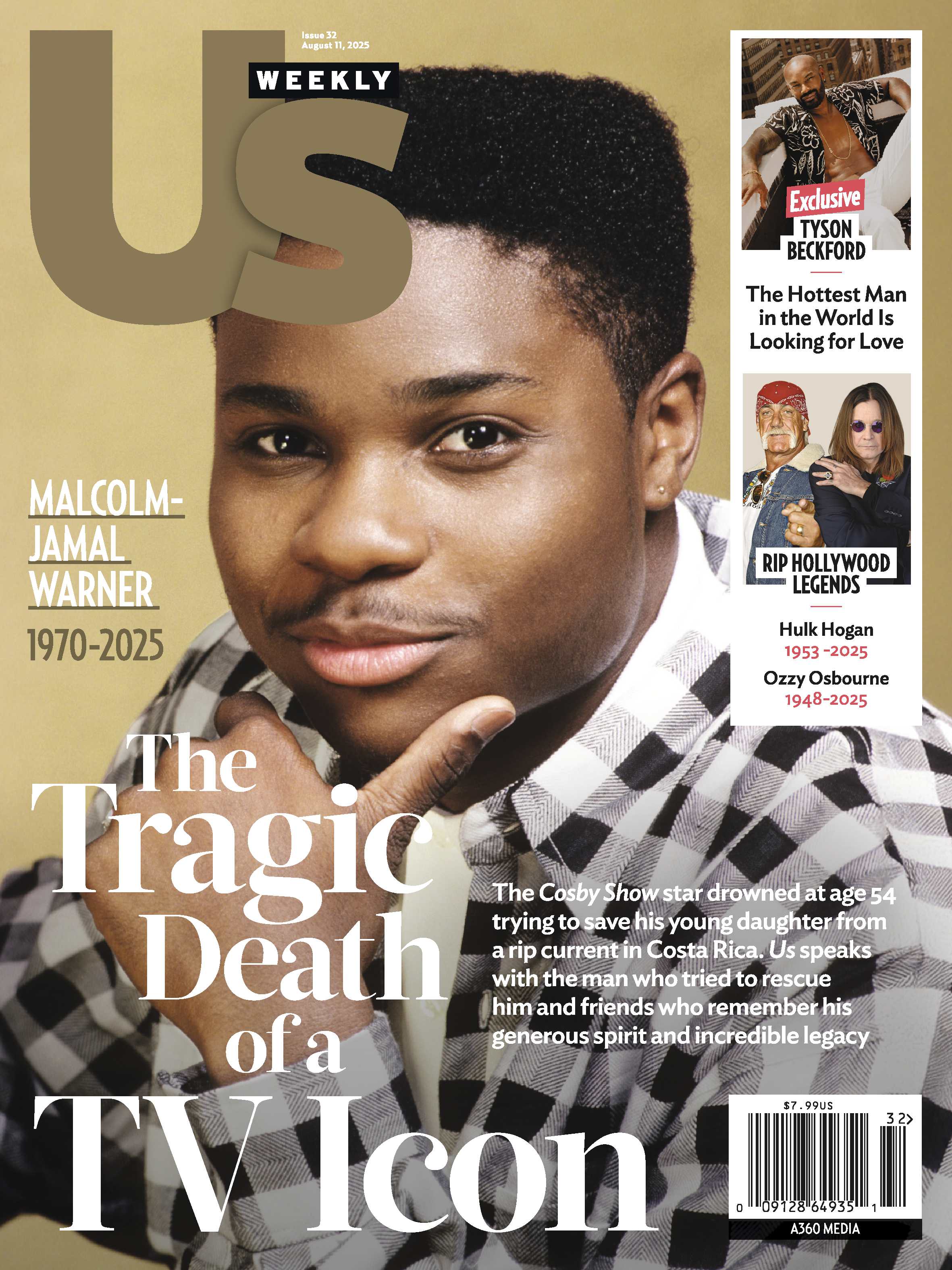 Us Weekly - 08.11.25: Malcolm Jamal Warner, The Tragic Death Of A TV Icon, Tyson Beckford Looking For Love, Remembering Hollywood Icons Hulk Hogan, Ozzy Osbourne & More!