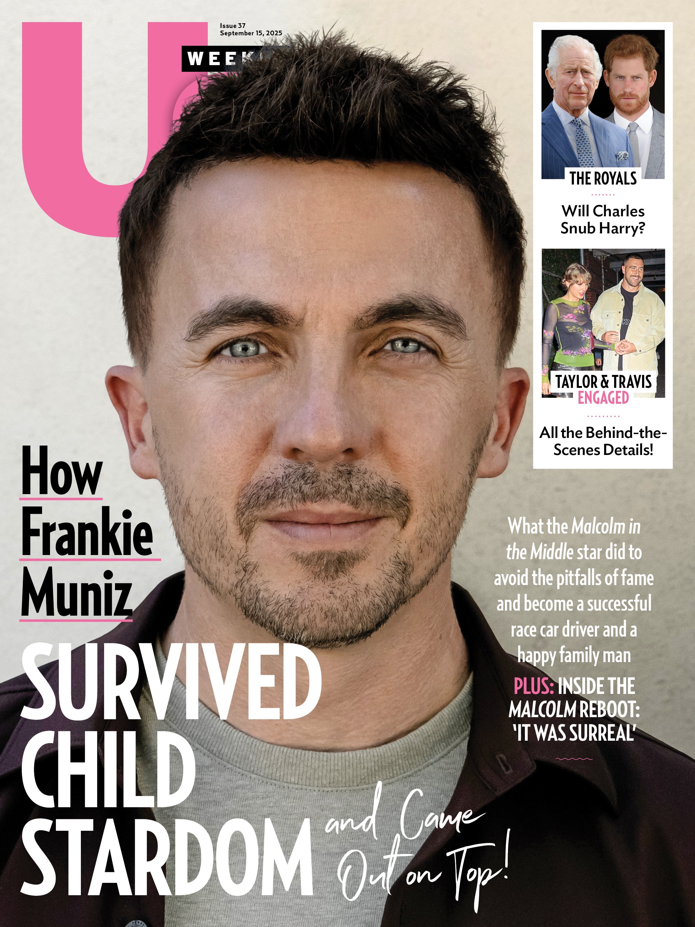 Us Weekly - 09.15.25: King Charles & Prince Harry's Tension Continues, Frankie Muniz Opens Up About His Child Stardom, Taylor Swift & Travis Kelce’s Engagement Details & More!