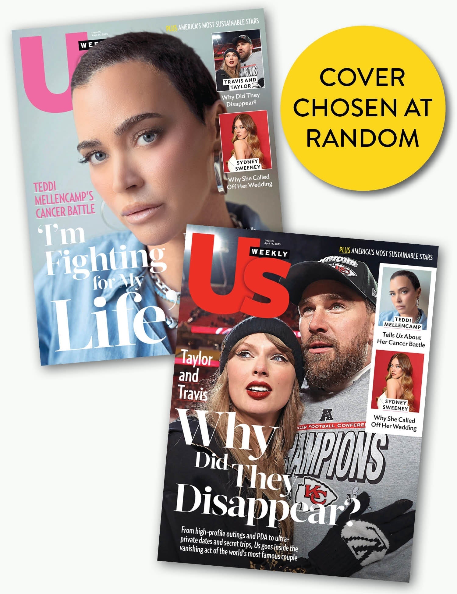 Us Weekly - 04.14.25: Taylor Swift & Travis Kelce’s Sudden Disappearance, Teddi Mellencamp’s Brave Cancer Battle, Sydney Sweeney Calls Off Her Wedding To Jonathan Davino & More!