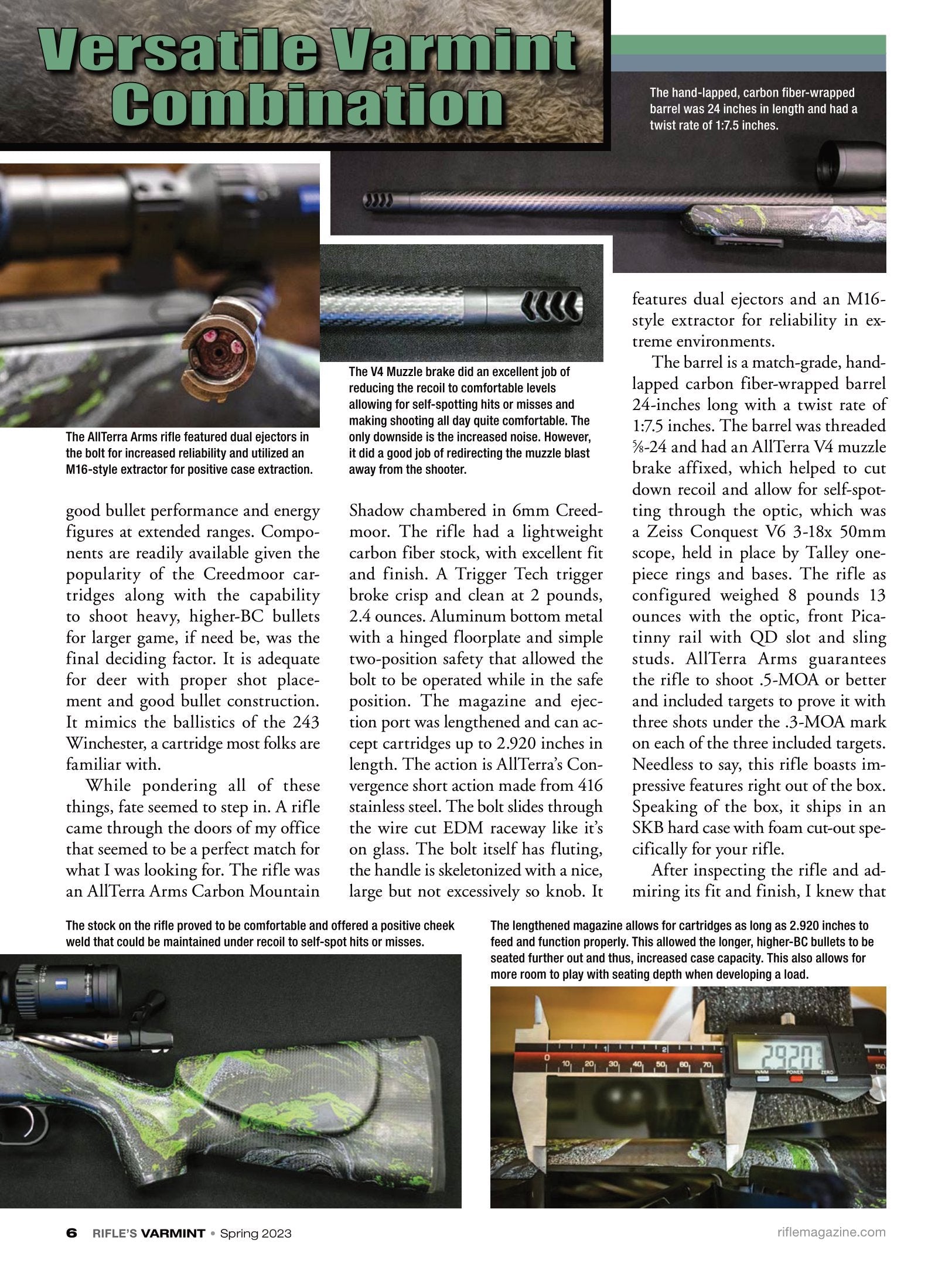 Varmint Rifles & Cartridges Spring 2023 - Tips, Techniques & Suggestions For Hunting: The Saga Of The 219 Donaldson Wasp, Oregunsmithing Fast-Twist 243 Winchester & 221 Fireball Remington!
