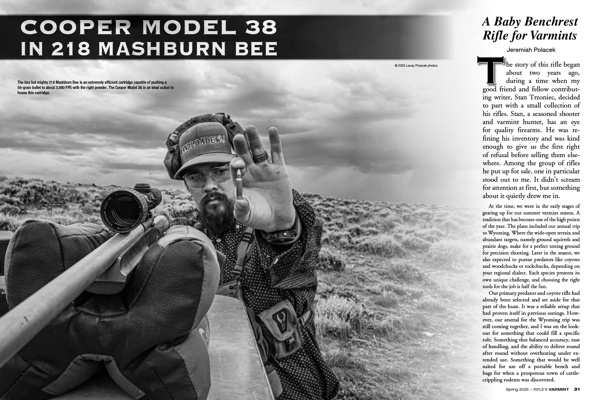 Varmint Rifles & Cartridges - Spring 2025: Testing The New Hornady ELD-VT Bullets, Cooper Model 38 In 218 Mashburn Bee, Savage A17 Target Sporter Laminate, Complete Battery Of Rifles & More!