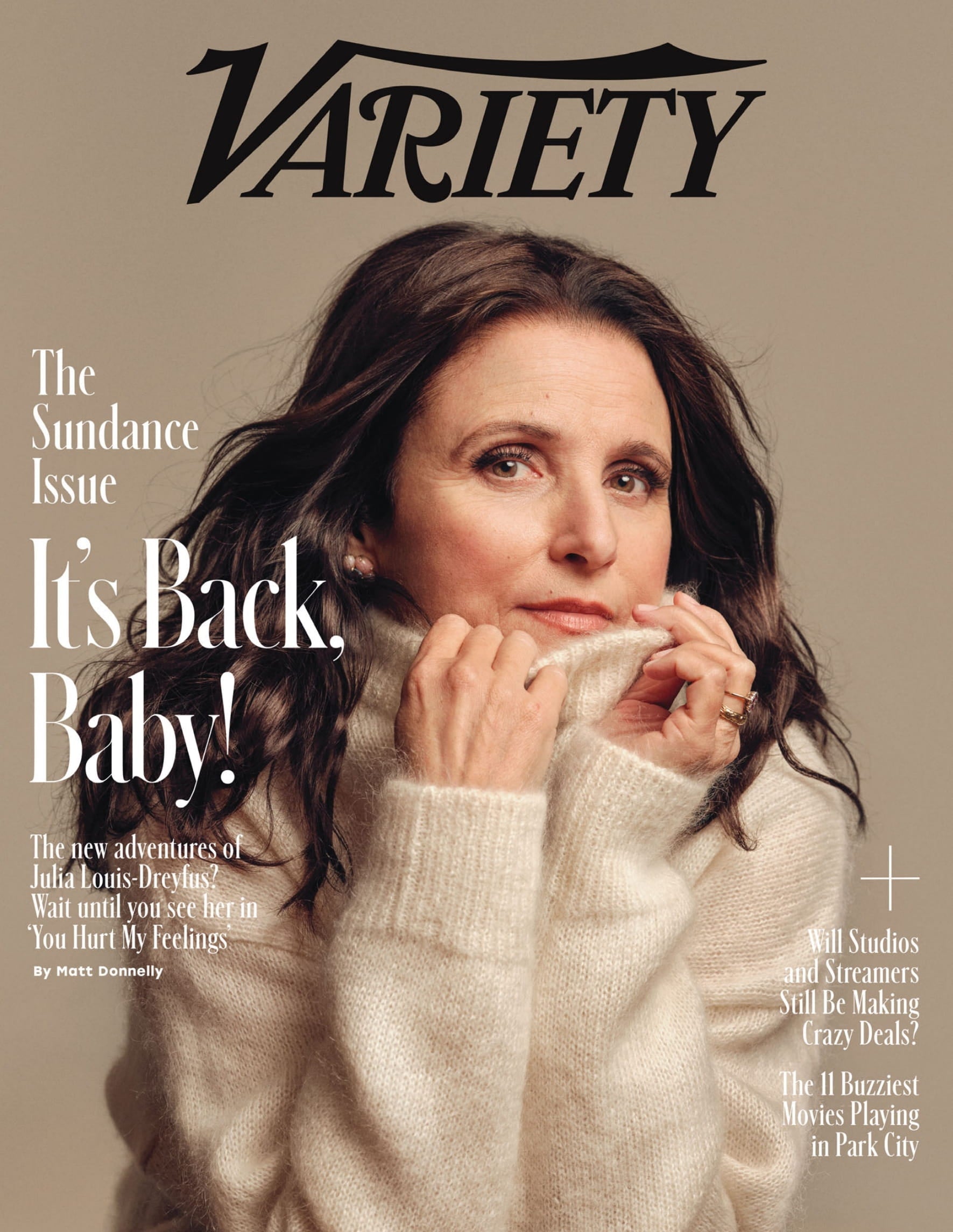 Variety - 23.01.17 Edition: The Sundance Issue, Julia Louis-Dreyfus Talks Movie You Hurt My Feelings, Debuting In The Marvel Cinematic Universe & Beating Cancer, Dealmakers Look For Indie Hits & More!