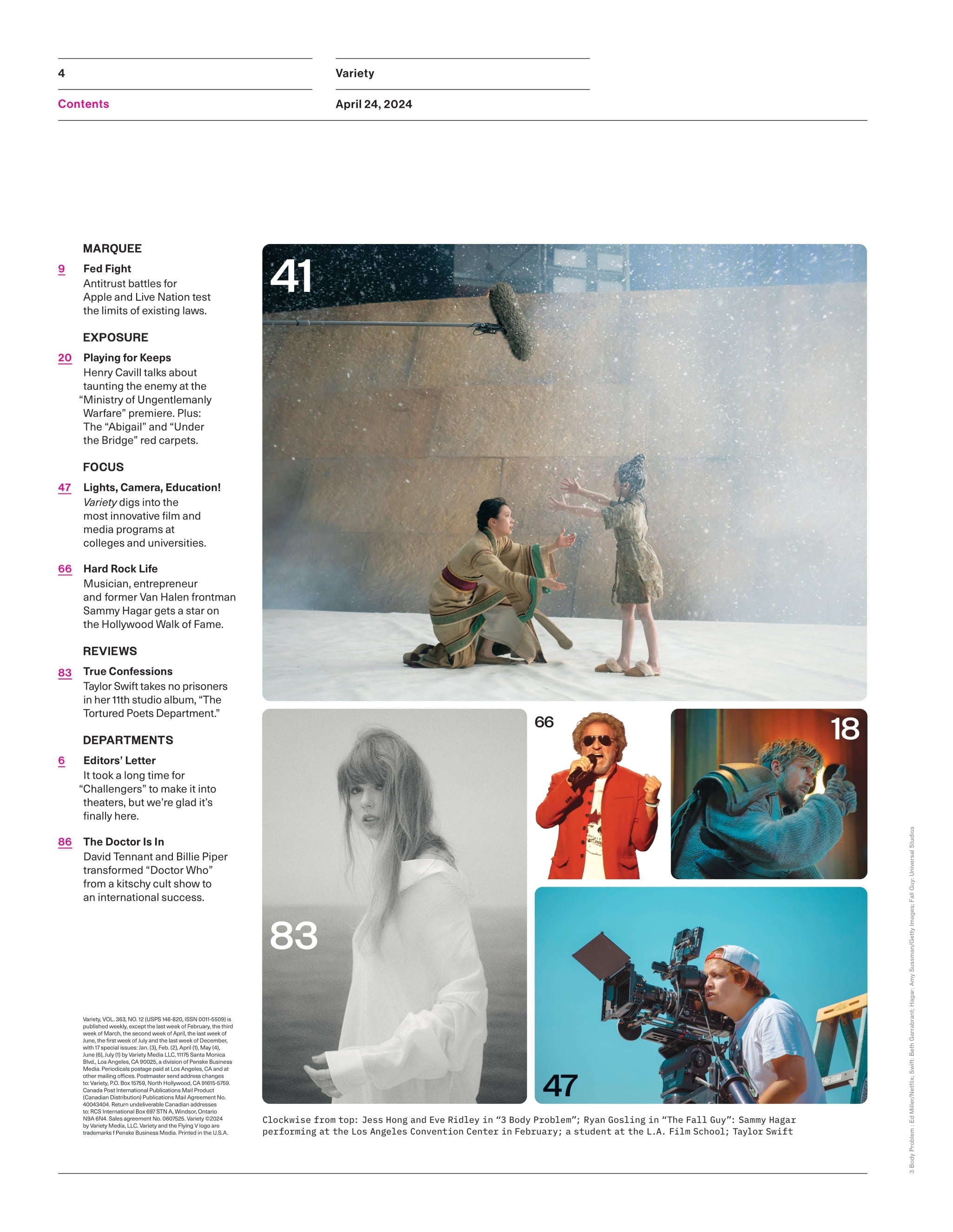 Variety - 24.04.24 Edition: A Trio Of Young Athletes In Love; Zendaya, Mike Faist & Josh O’ Connor Make Tennis Sexy In Challengers, Antitrust Battle For Apple & Live Nation, The Fall Guy & More!