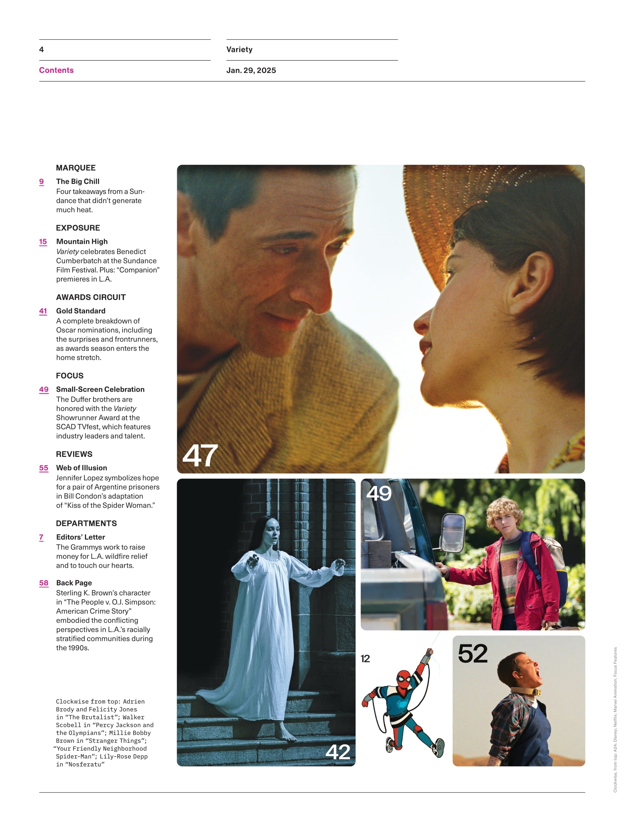 Variety - 25.01.29 Edition: Sterling K. Brown Returns To TV In Hulu’s Political Thriller, Grammys Pivoted Again; The Third Time In Five Years, Oscar Nominations, The Substance, Sundance Recap & More!