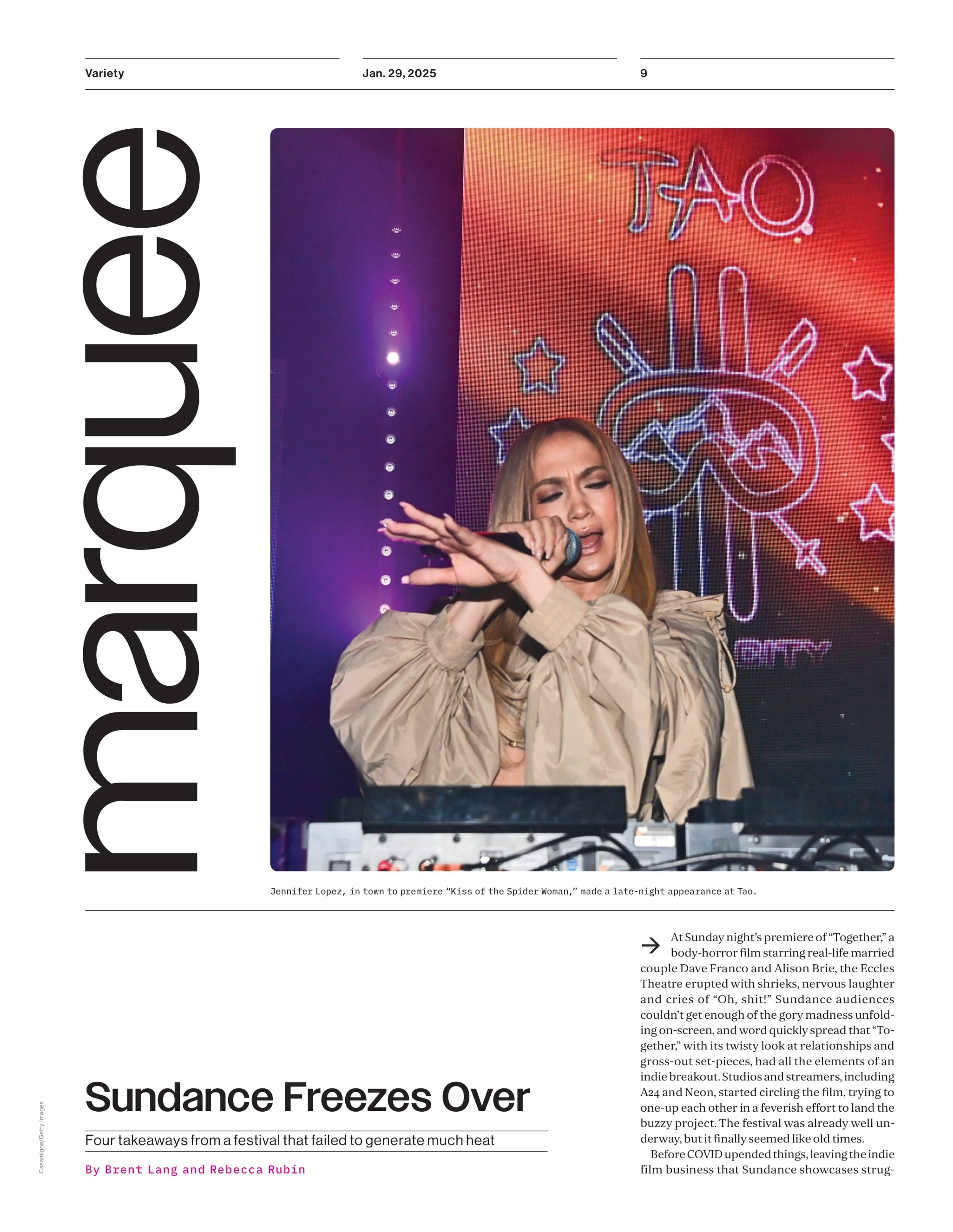 Variety - 25.01.29 Edition: Sterling K. Brown Returns To TV In Hulu’s Political Thriller, Grammys Pivoted Again; The Third Time In Five Years, Oscar Nominations, The Substance, Sundance Recap & More!