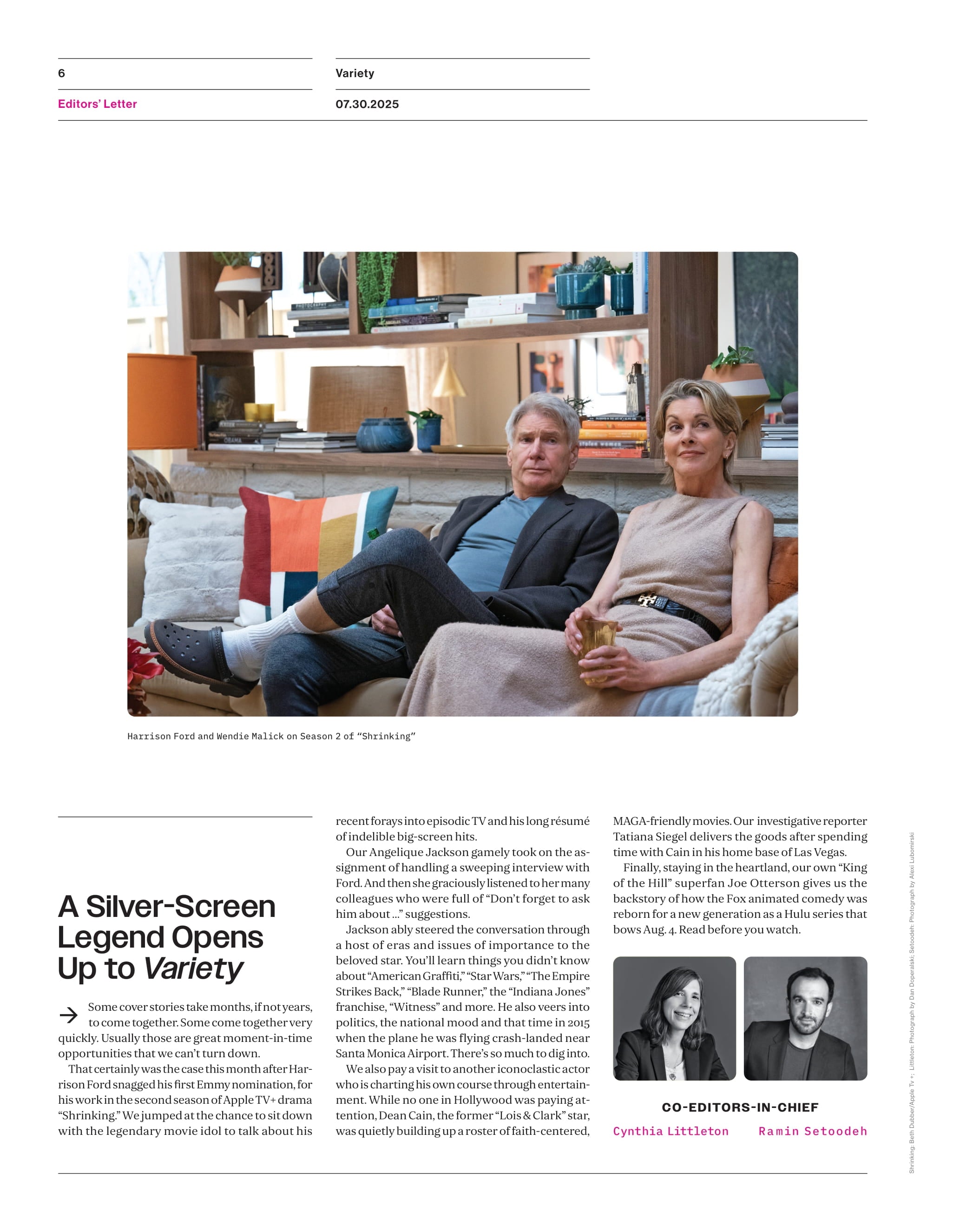 Variety - 25.07.30 Edition: Harrison Ford's First Emmy Nomination At 83, Happy Gilmore 2 Premiere, Dean Cain’s MAGA Era Highlights, King Of The Hill Returns, Paramount & Skydance's Merger & More!