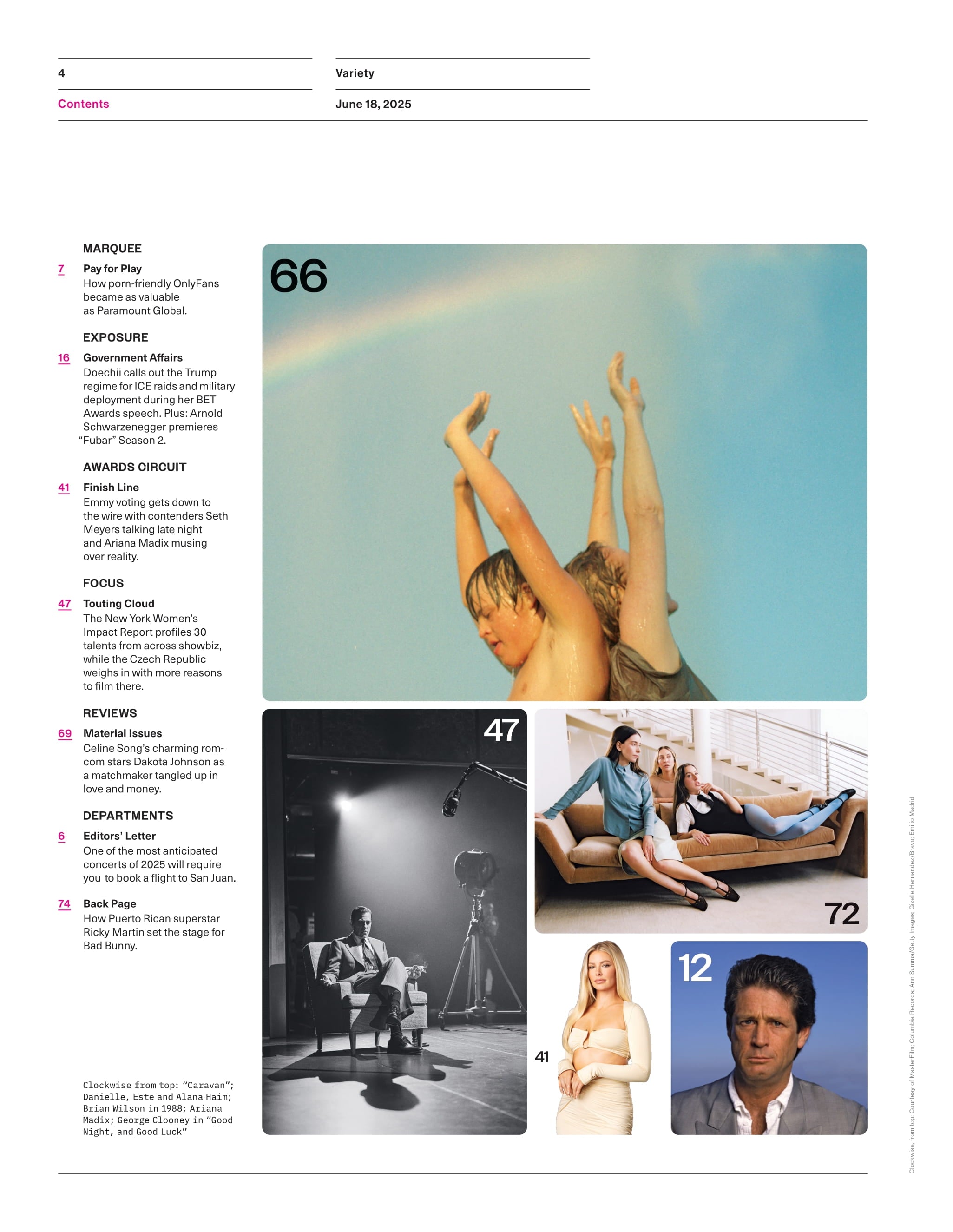 Variety - 25.06.18 Edition: Bad Bunny's Puerto Rico $200M Residency, 2025’s Hottest Concerts, Doechii Calls Out The Trump Regime, Only Fans' Value Soars Past Paramount Global & More!