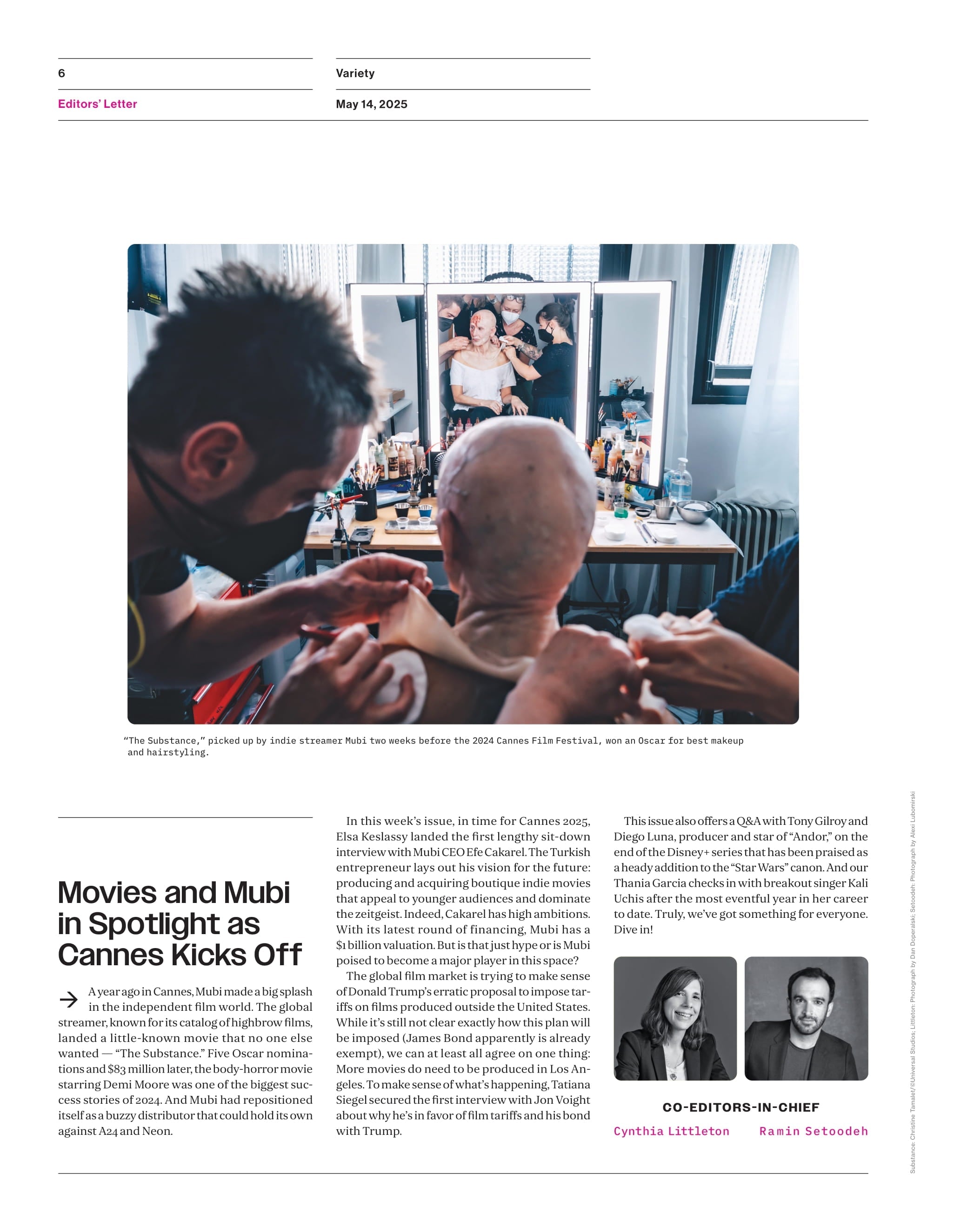 Variety - 25.05.14 Edition: Mubi's Bold Bet, Efe Cakarel Says His Potent Indie Streamer Can Compete With A24 & Neon, Jon Voight’s Role In Trump’s Hollywood Tariff Plan, Kali Uchis’ New Album & More!