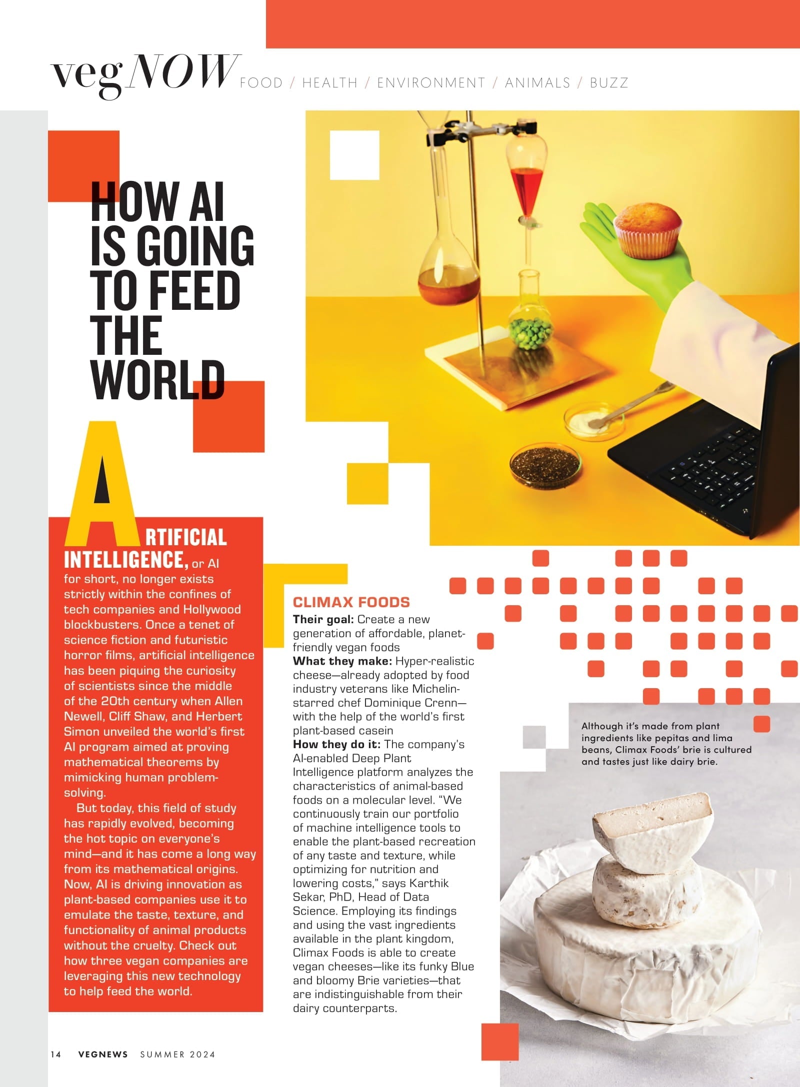 VegNews - Summer 2024: 20 Summer Recipes, Korean BBQ Nachos, Taiwanese Popcorn Tofu, A To Z Guide To Vegan Ice Cream, AI & Vegan Food, Vegan Weddings, Zero-Waste Skincare, New Cookbooks & More!