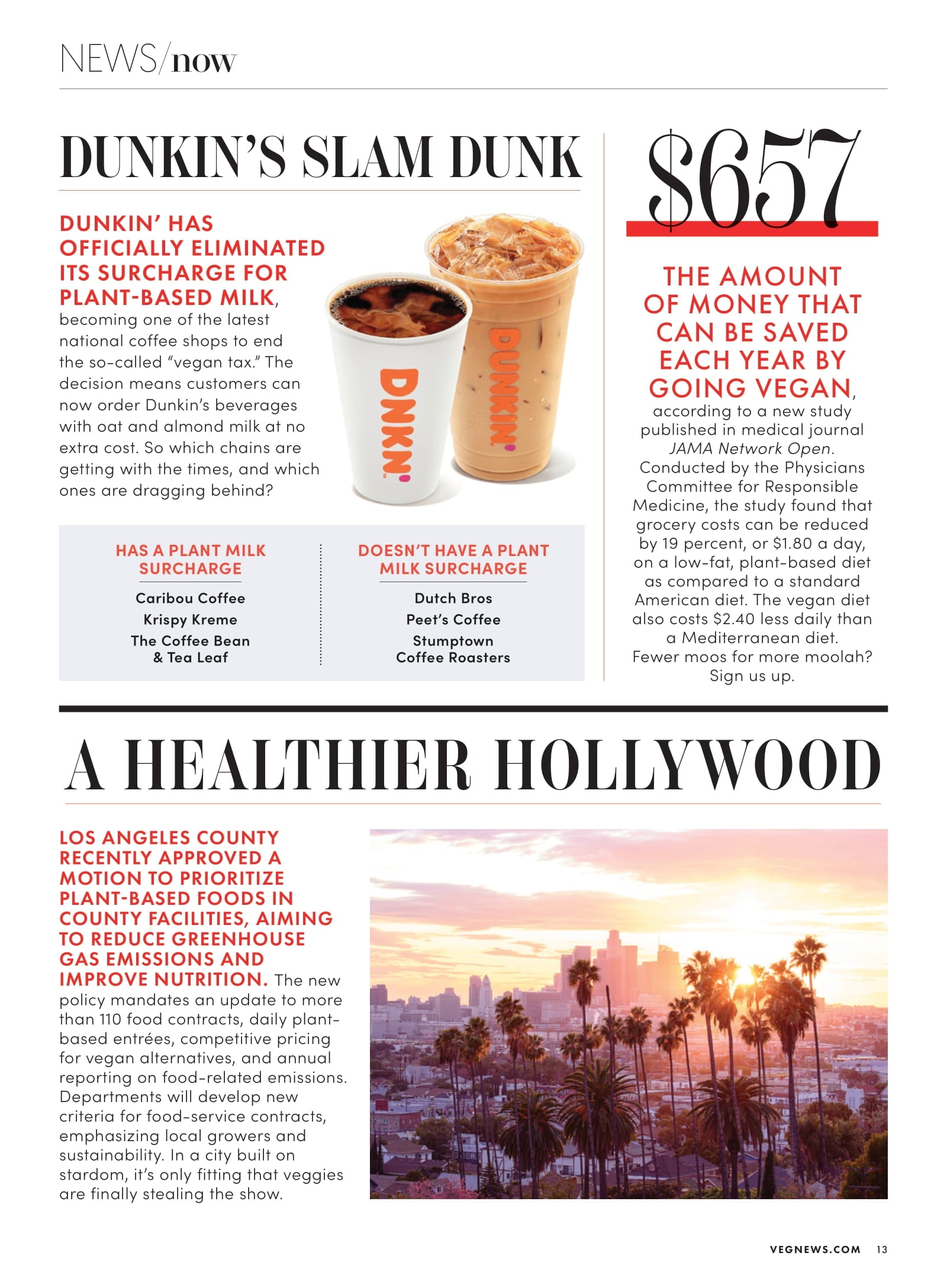 VegNews - Spring 2025: The 2025 Veggie Awards, Michelin Rated Vegan Restaurants, Halle Burns’ Bold Vegan Brunch Ideas, Vegan Travel Spots In Paris, Impossible Foods Pat Brown Interview & More!