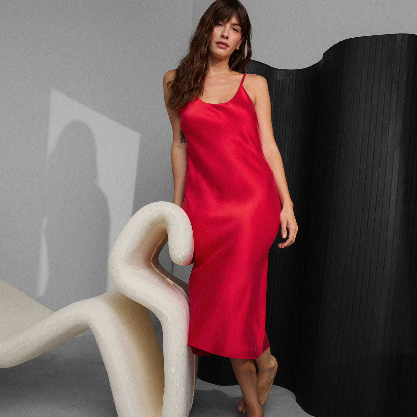 Washable Silk Bias Slip Dress