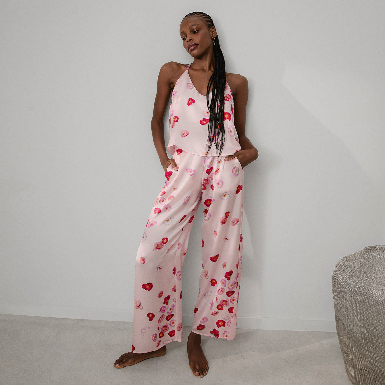Washable Silk Cami Pant Set