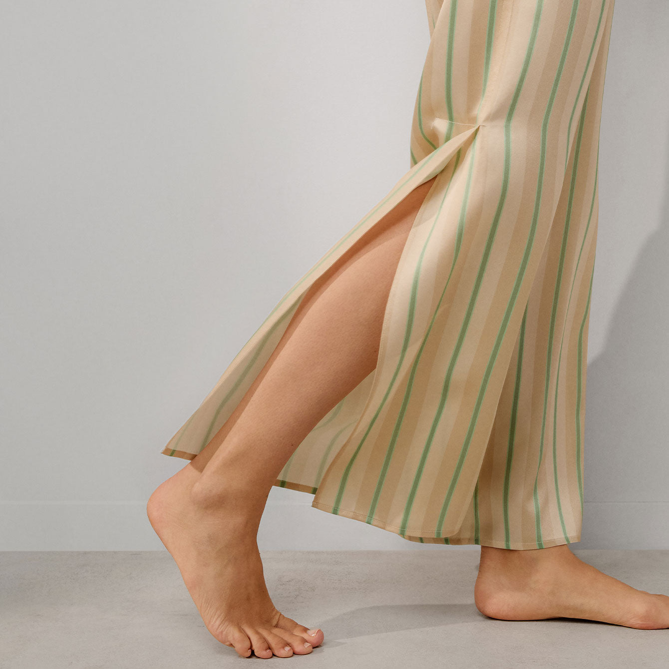 Washable Silk High Rise Pant Set