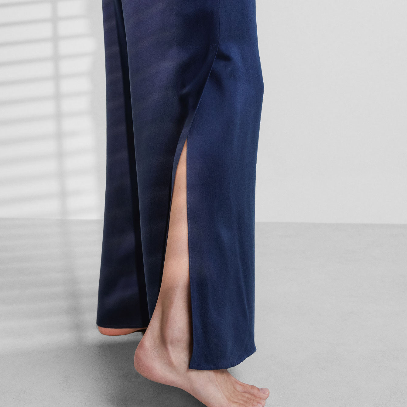 Washable Silk Tee Pant Set