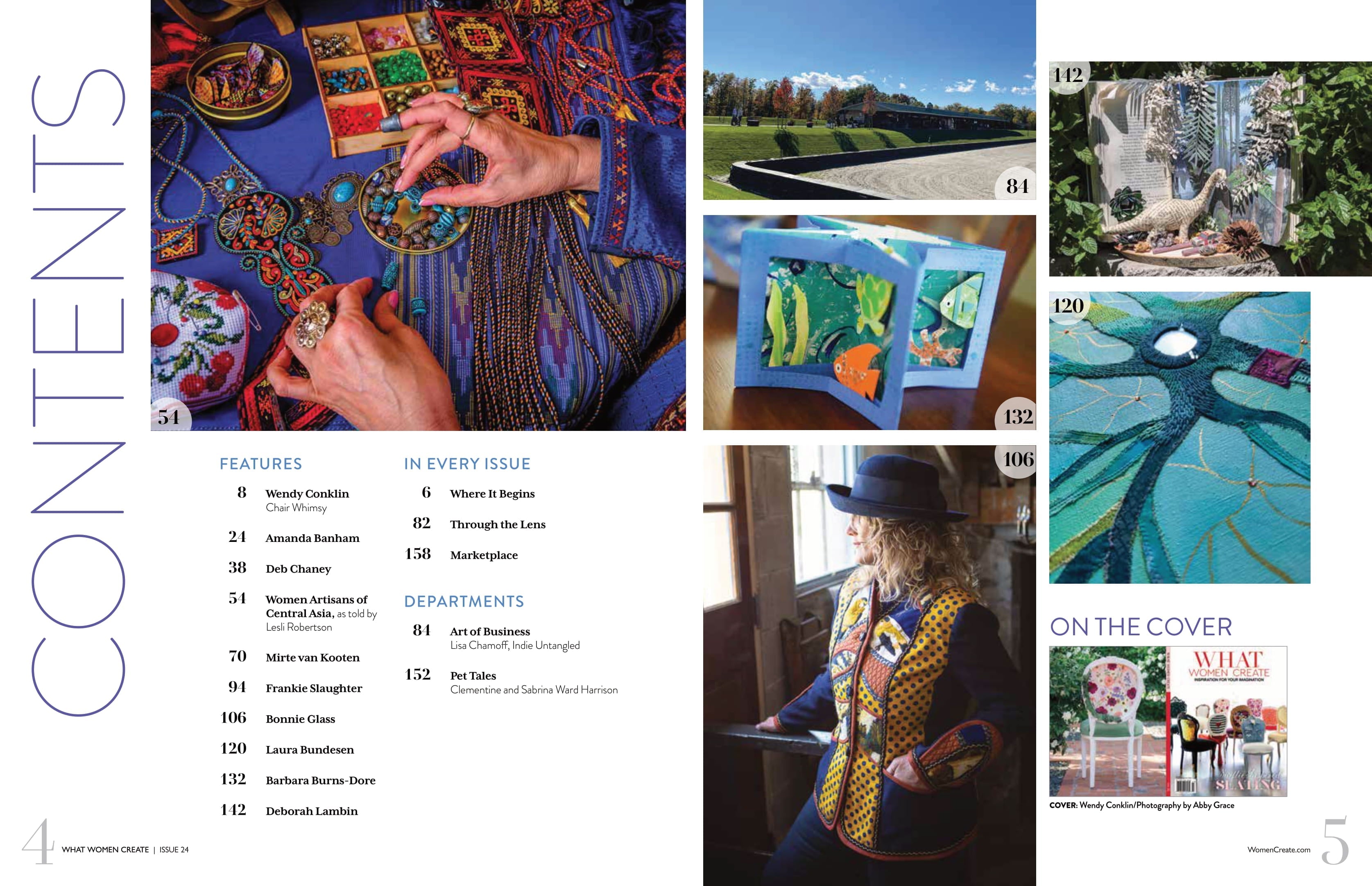 What Women Create - Fall 2024: Swiftie-Inspired Seating, Photography & Stories From Wendy Conklin, Amanda Banham, Deb Chaney, Bonnie Glass & Women Artisans Of Central Asia Told By Lesli Robertson