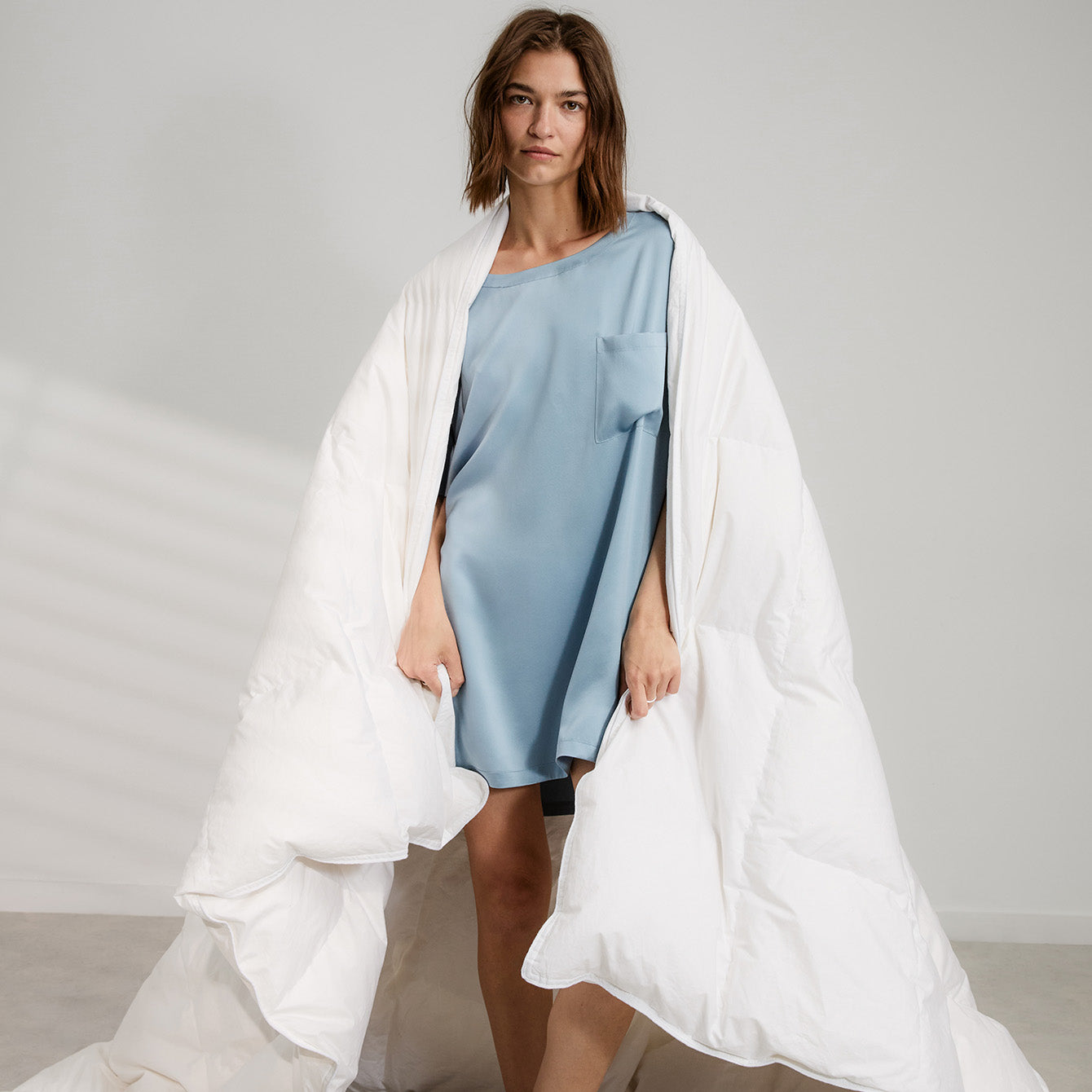 Washable Silk Oversized Sleep Tee