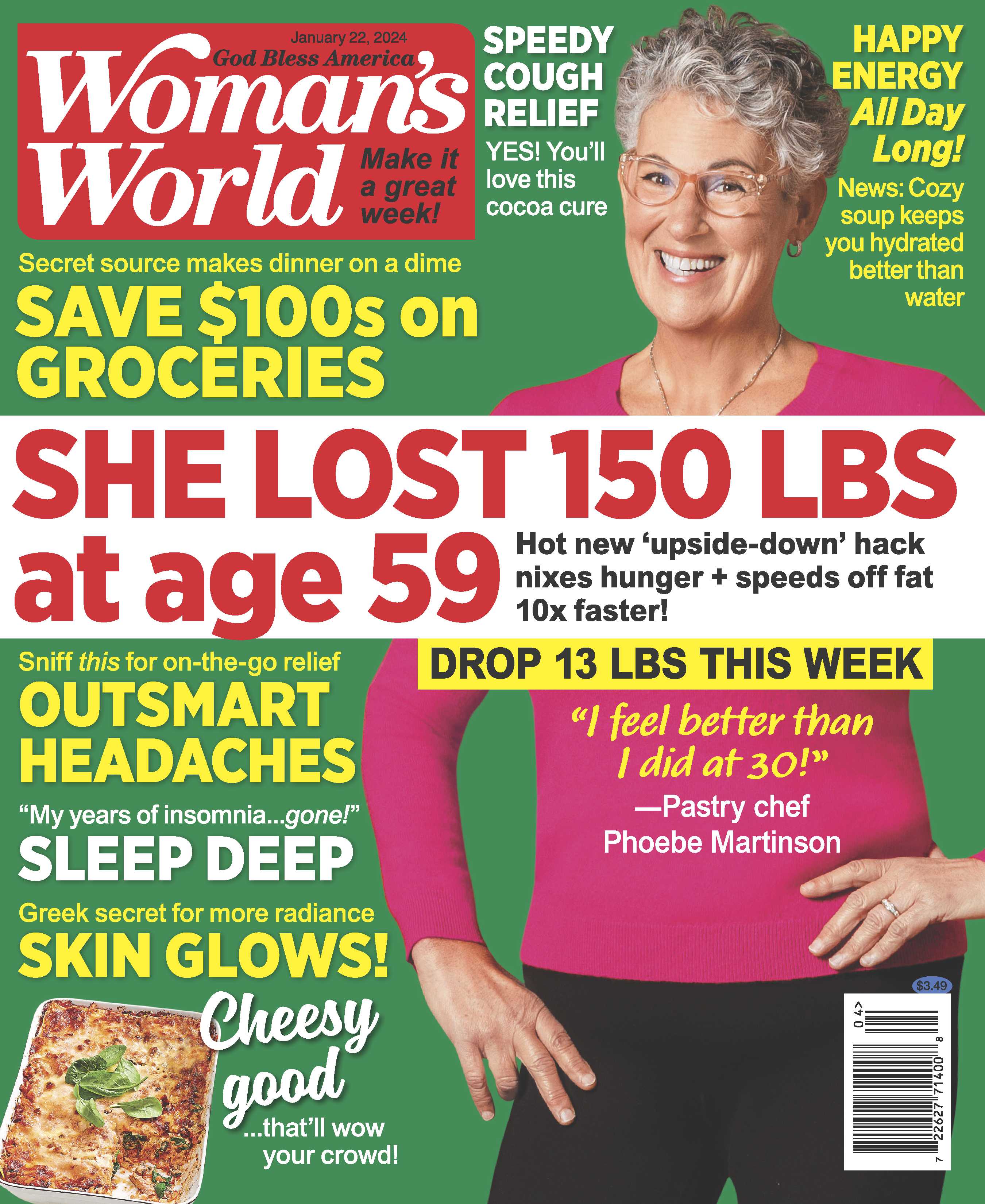 Woman's World - 01.22.24 She Lost 150lbs at Age 59