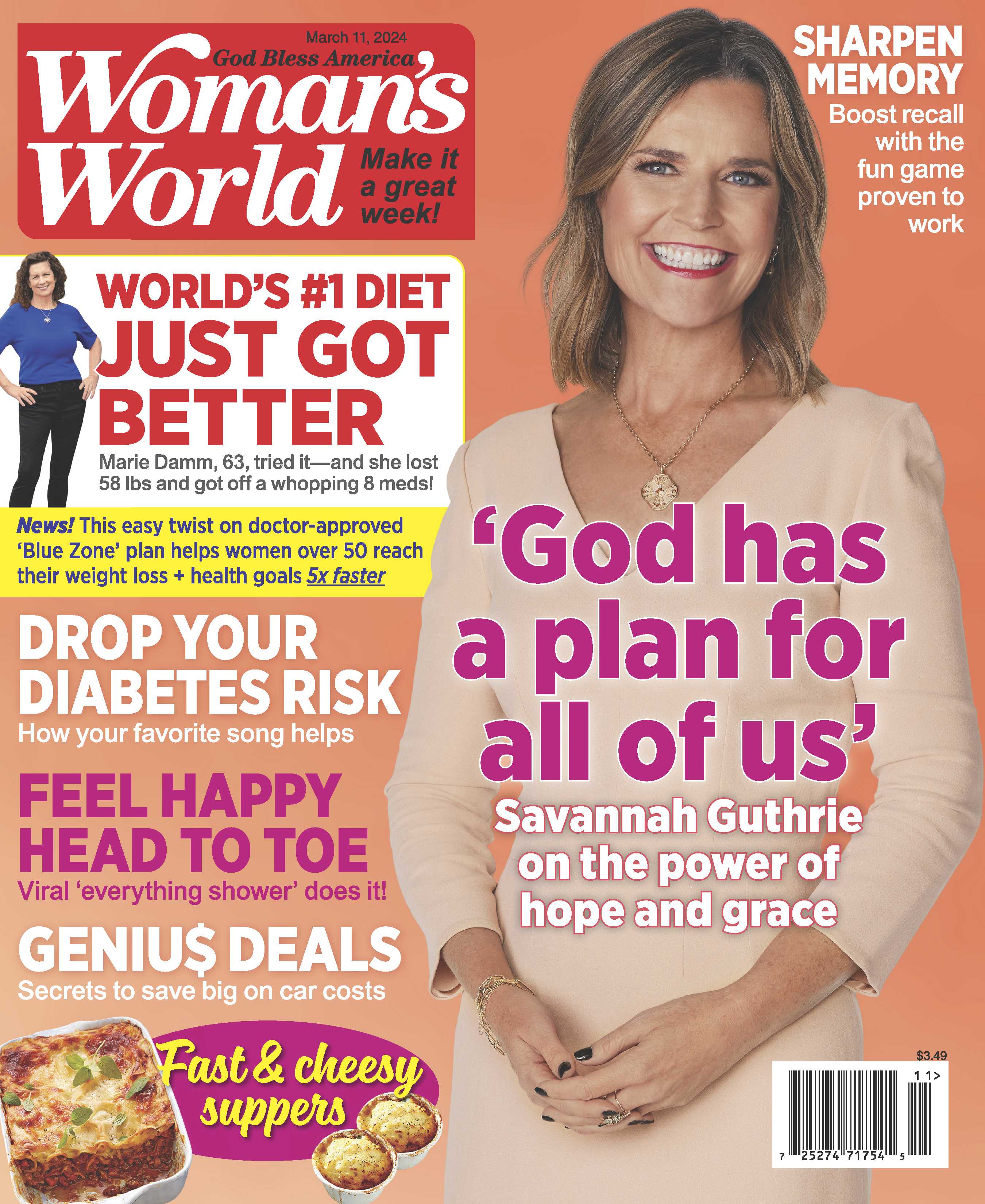 Woman's World - 03.11.24 Savannah Guthrie God Has a Plan for All of Us
