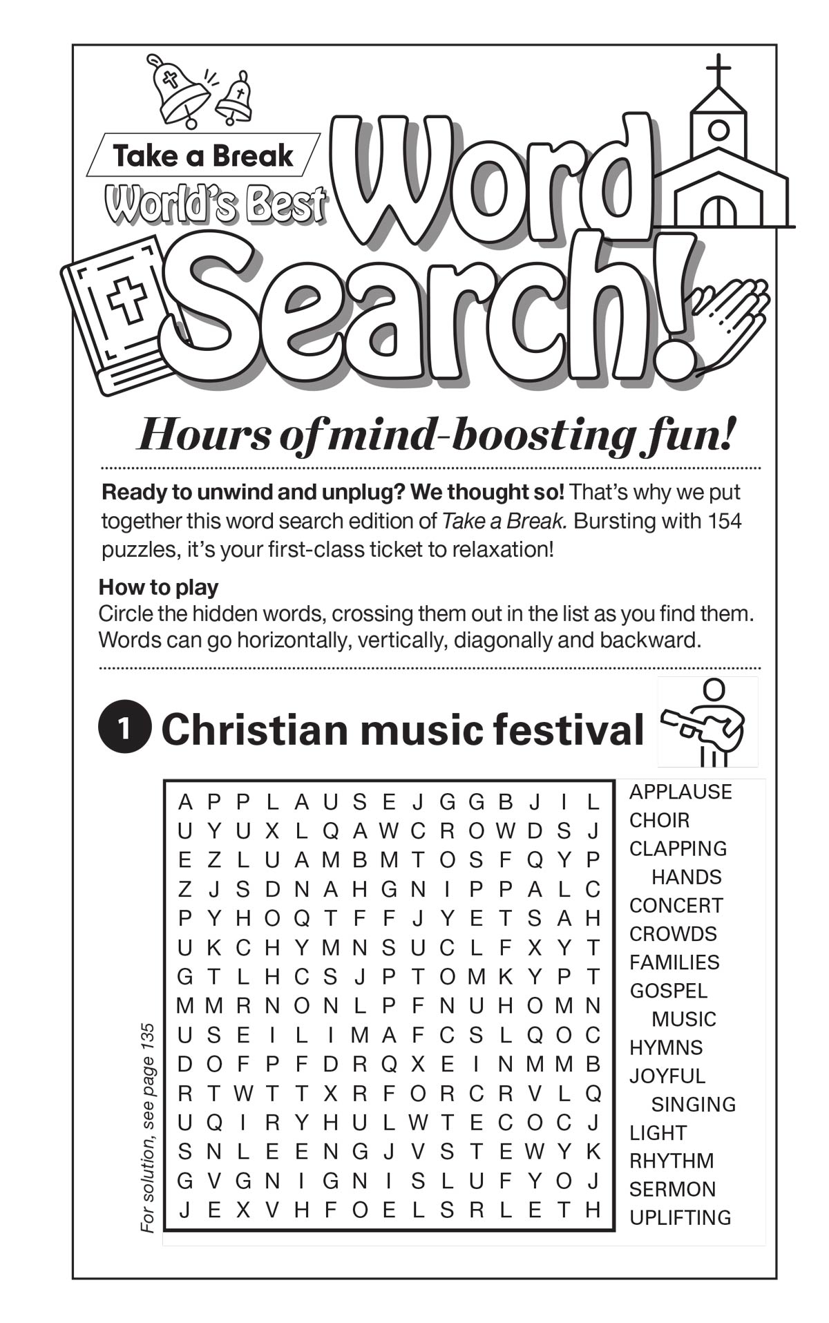 World's Best Puzzle - Word Search 25.05.02: Large Print, 154 Religious, Spiritual & Faith Based Puzzles, Easy Spring Edition! The Perfect Way To Unwind, Sharpen Your Brain, Relax, Unplug & More!