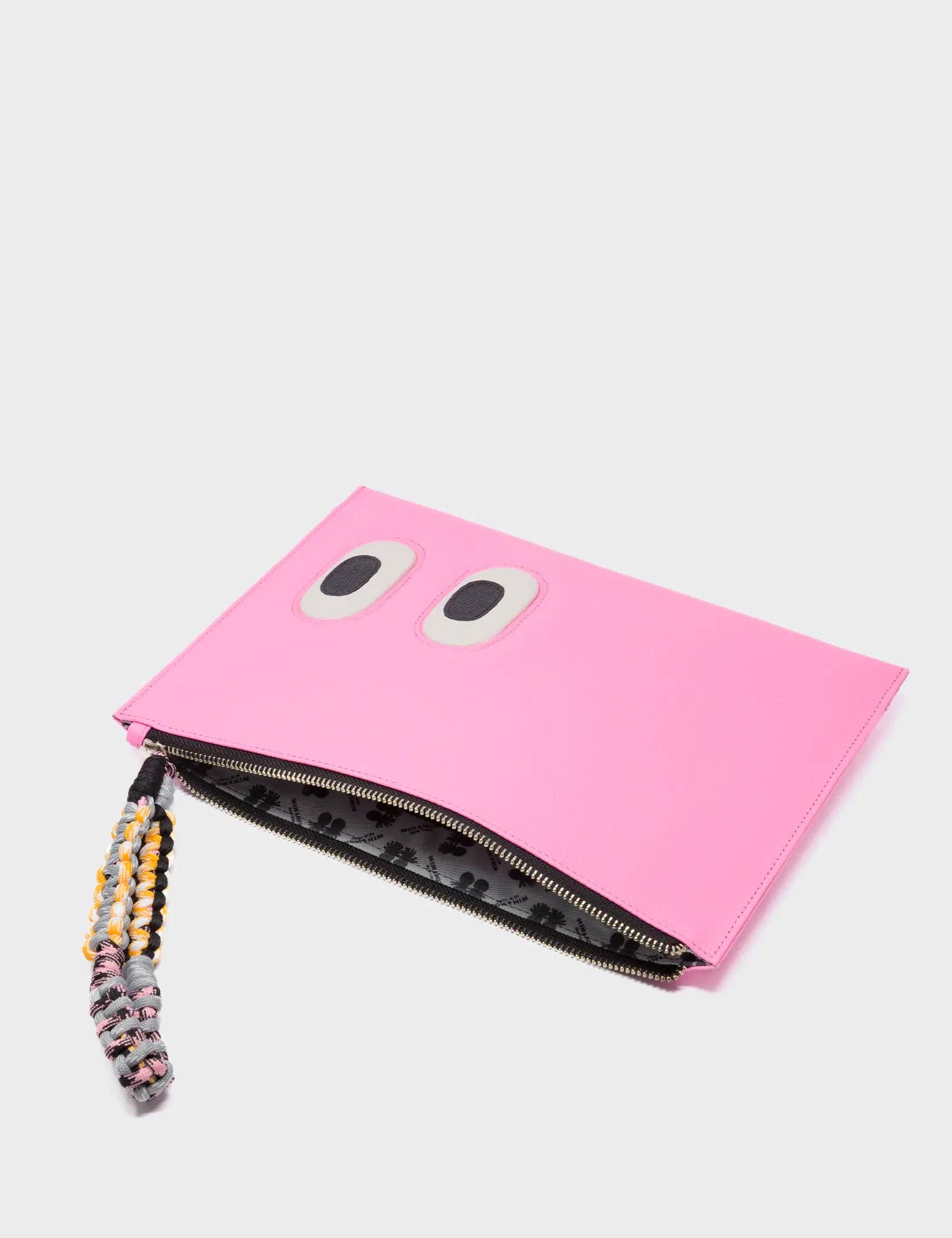 Fidelio Soft Neon Pink Leather Pouch - Look Up ๐