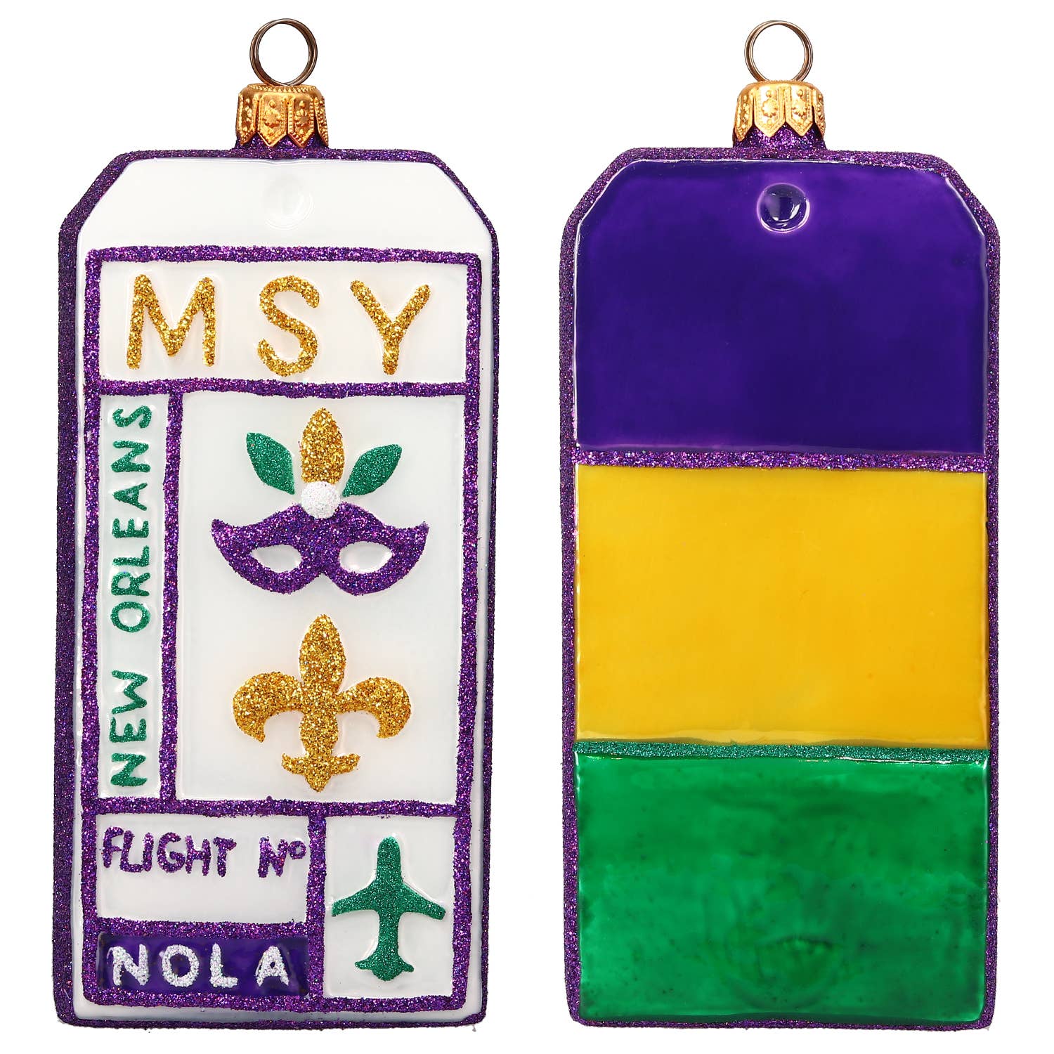 New Orleans Luggage Tag Ornament