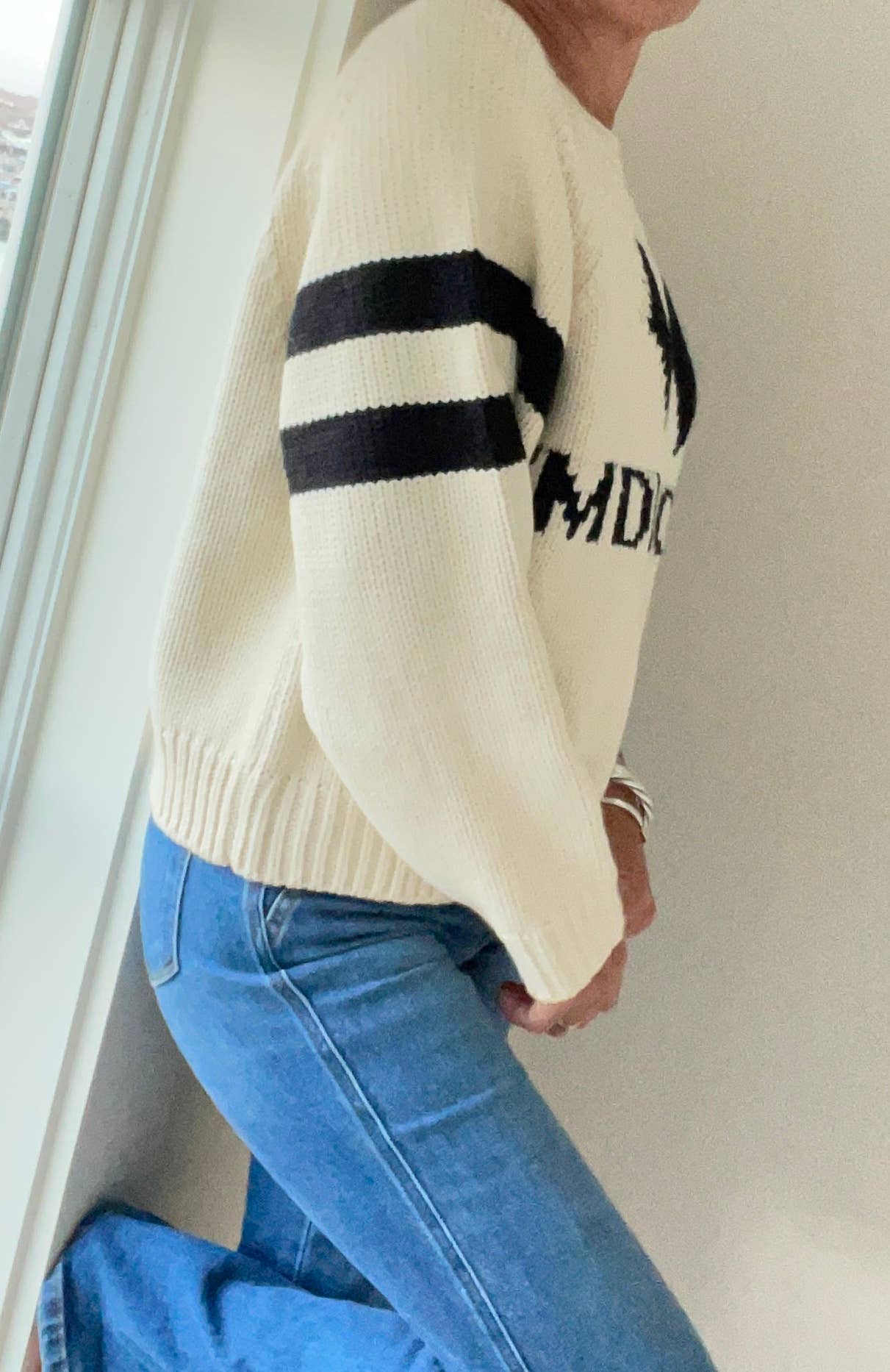 Chunky Acrylic I’m Difficult Ski Sweater