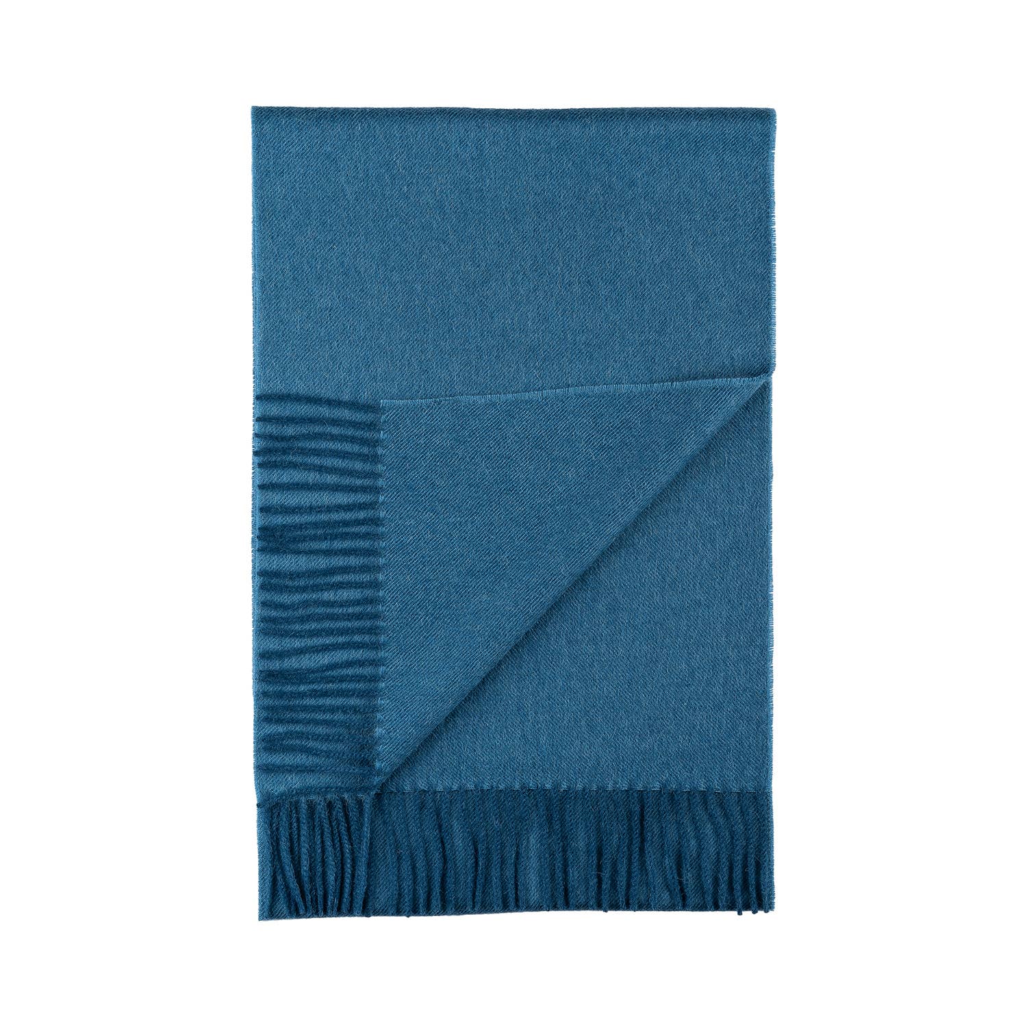 100% Baby Alpaca Scarf - Blue Jean