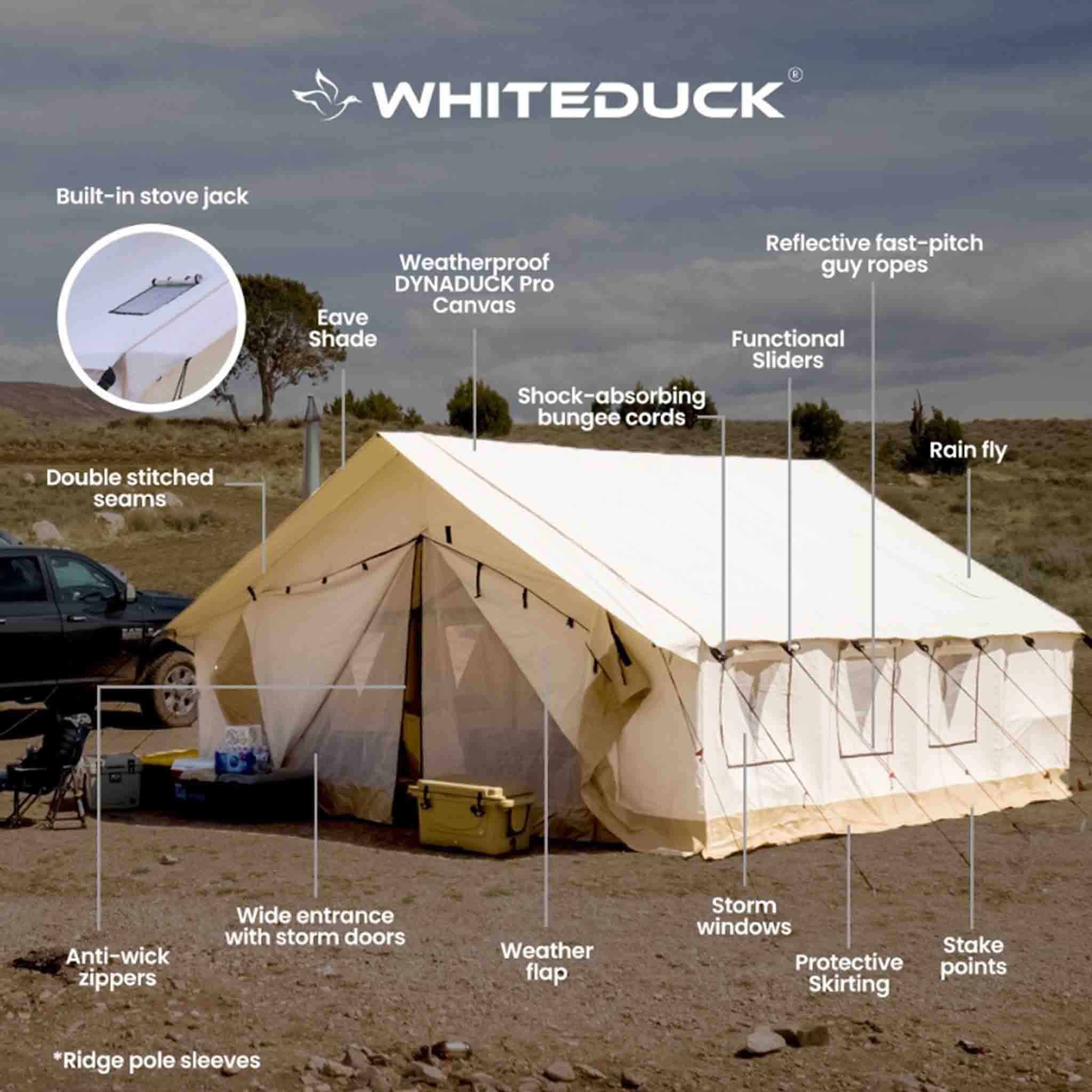 8'x10' Alpha Wall Tent