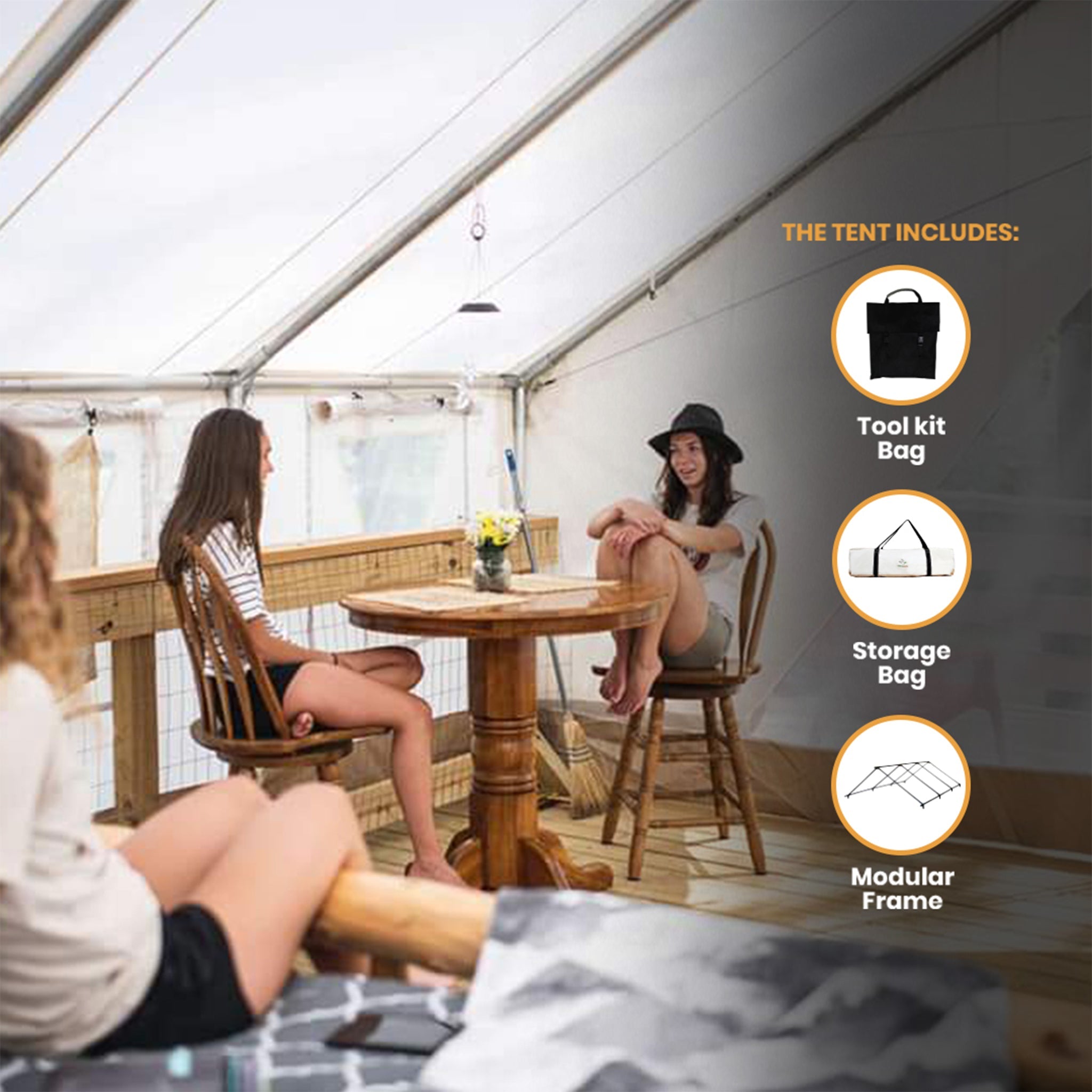 USED - 14'x16' Alpha Pro Wall Tent