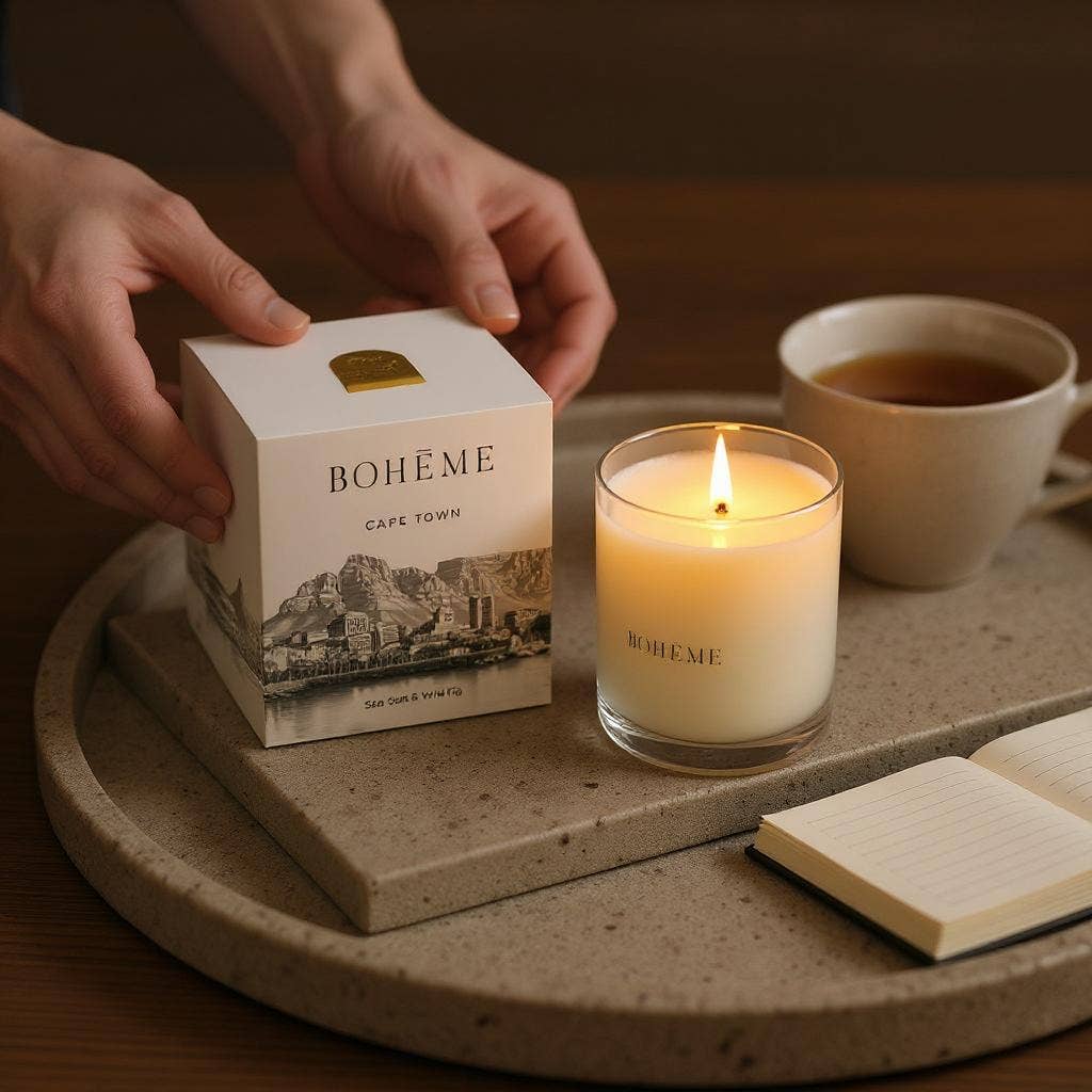 Cape Town Candle Wholesale – Sea Salt, Wild Fig & Jasmine