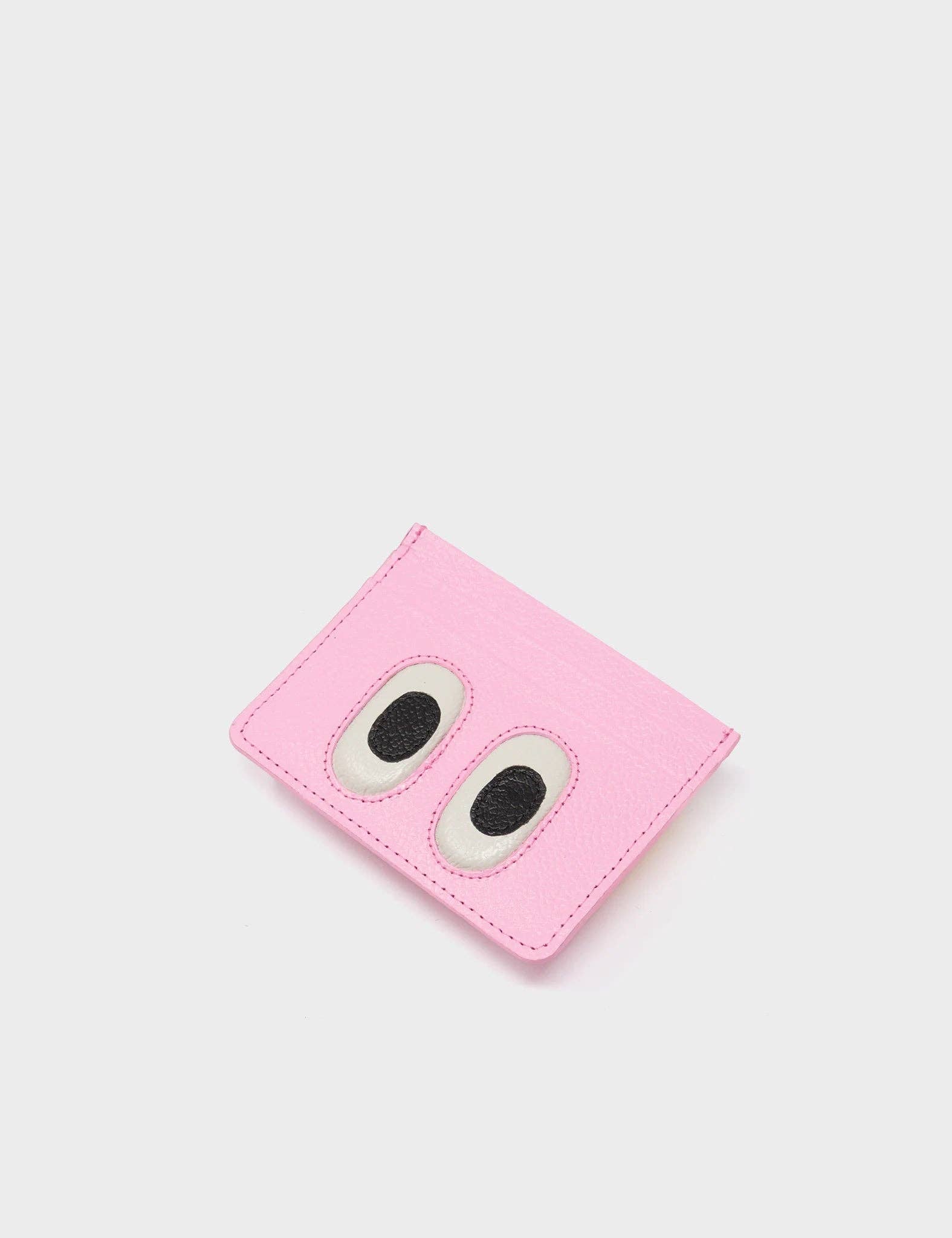 Filium Taffy Pink Leather Cardholder - Look Up ๐