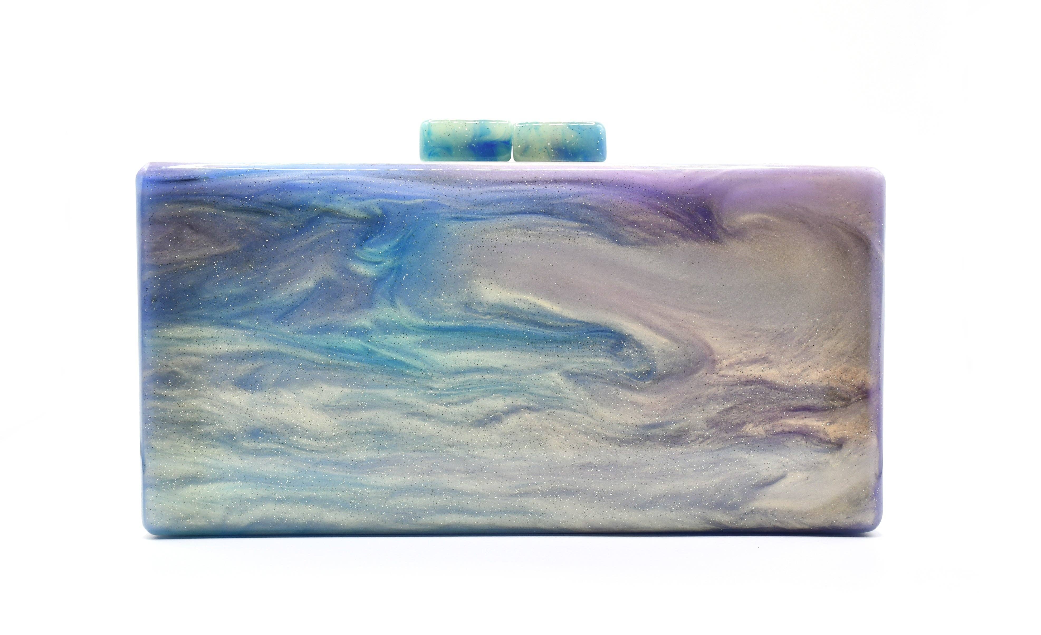 7023 - Opalescent Rectangular Clutch