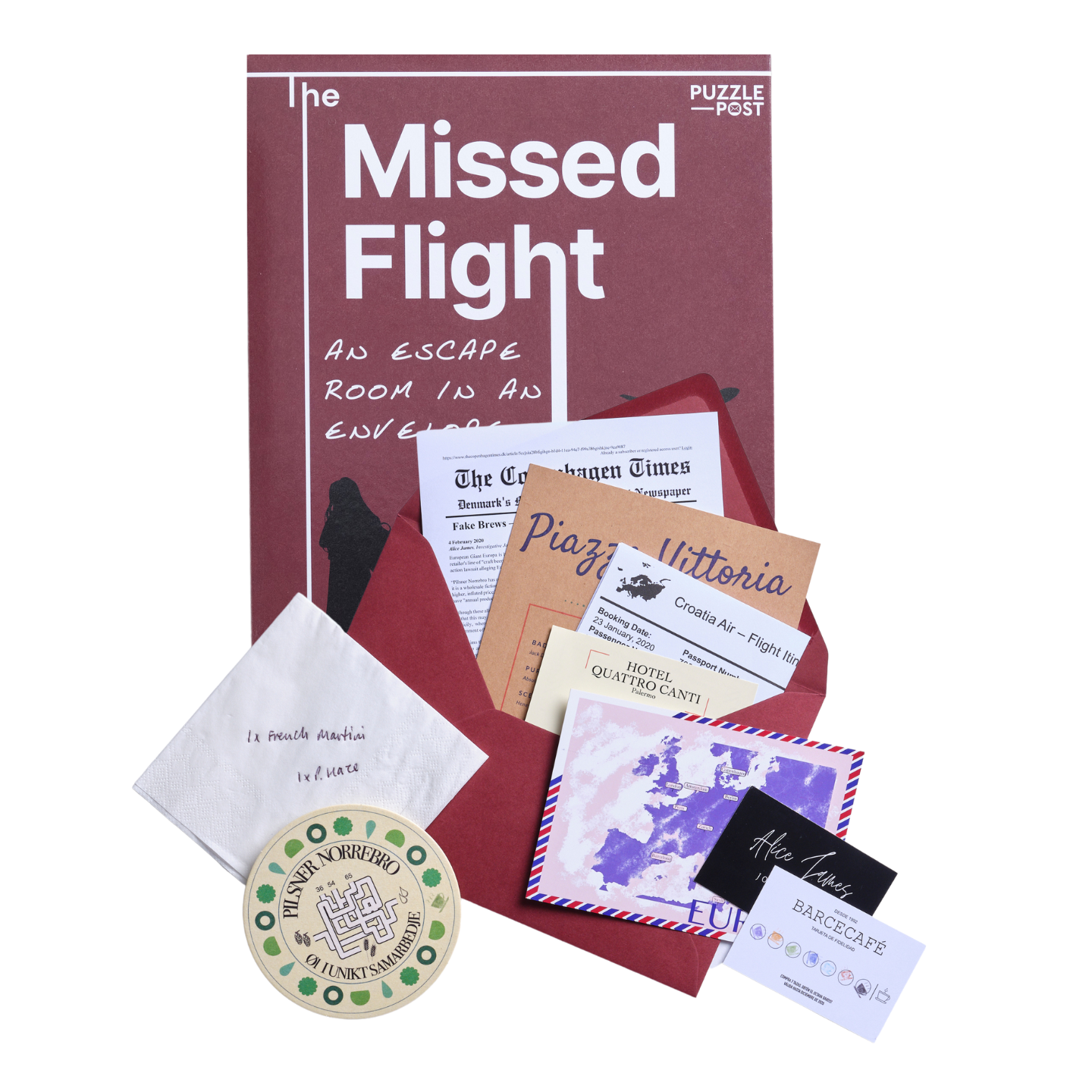 Personalisable | Puzzle Game | Board game |The Missed Flight