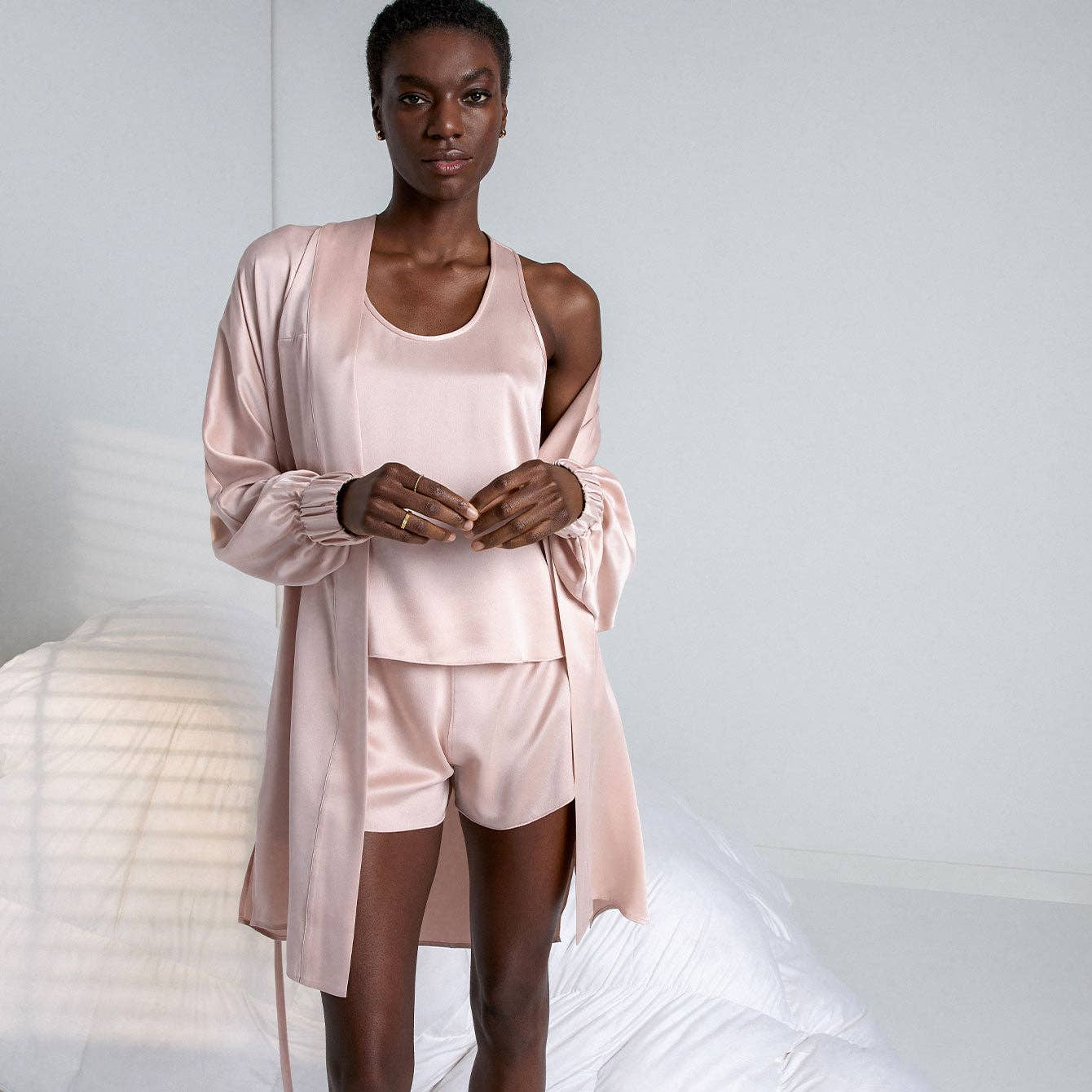 Washable Silk Robe