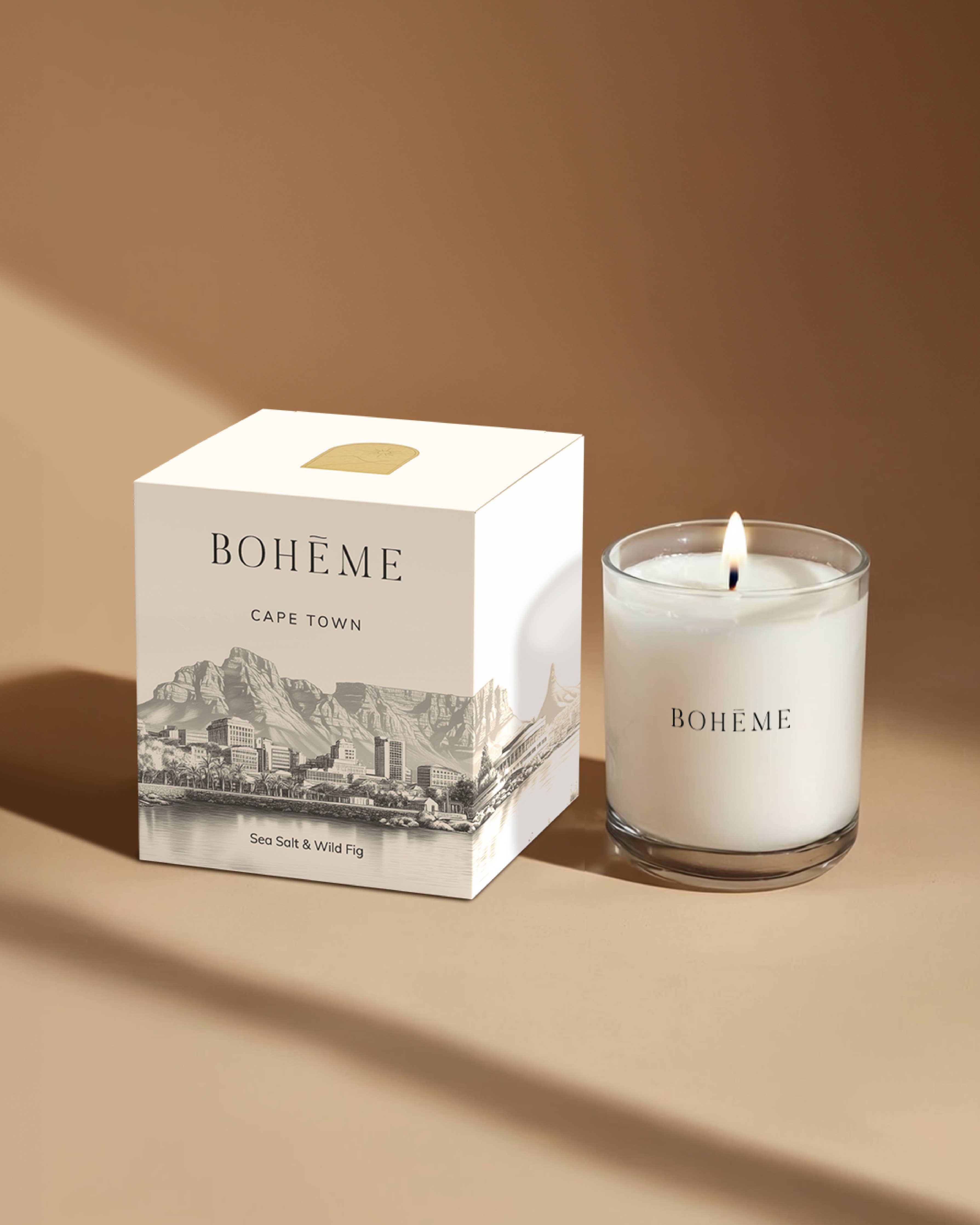 Cape Town Candle Wholesale – Sea Salt, Wild Fig & Jasmine