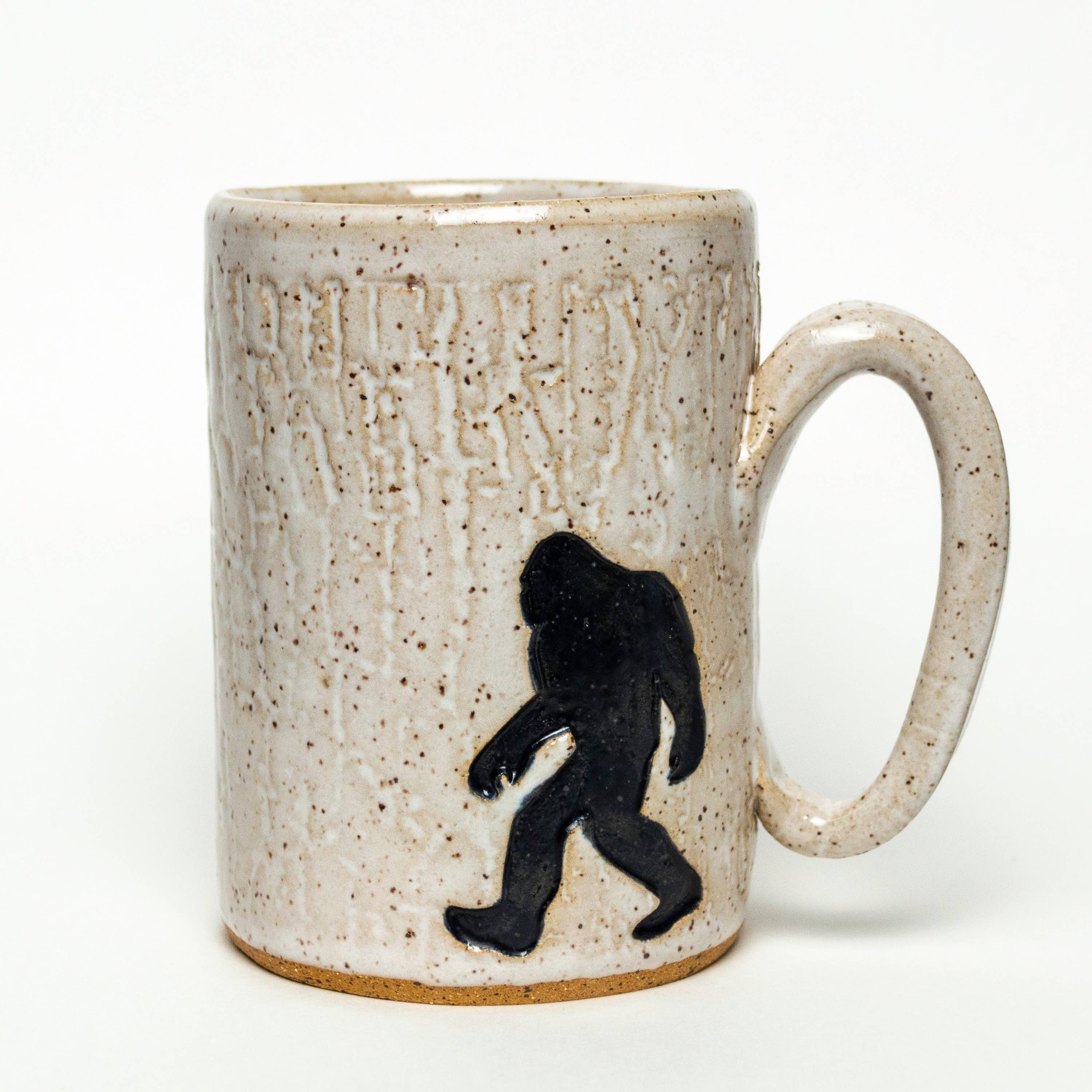 Sasquatch / Bigfoot Handmade in Ohio Ceramic White 14oz Mug