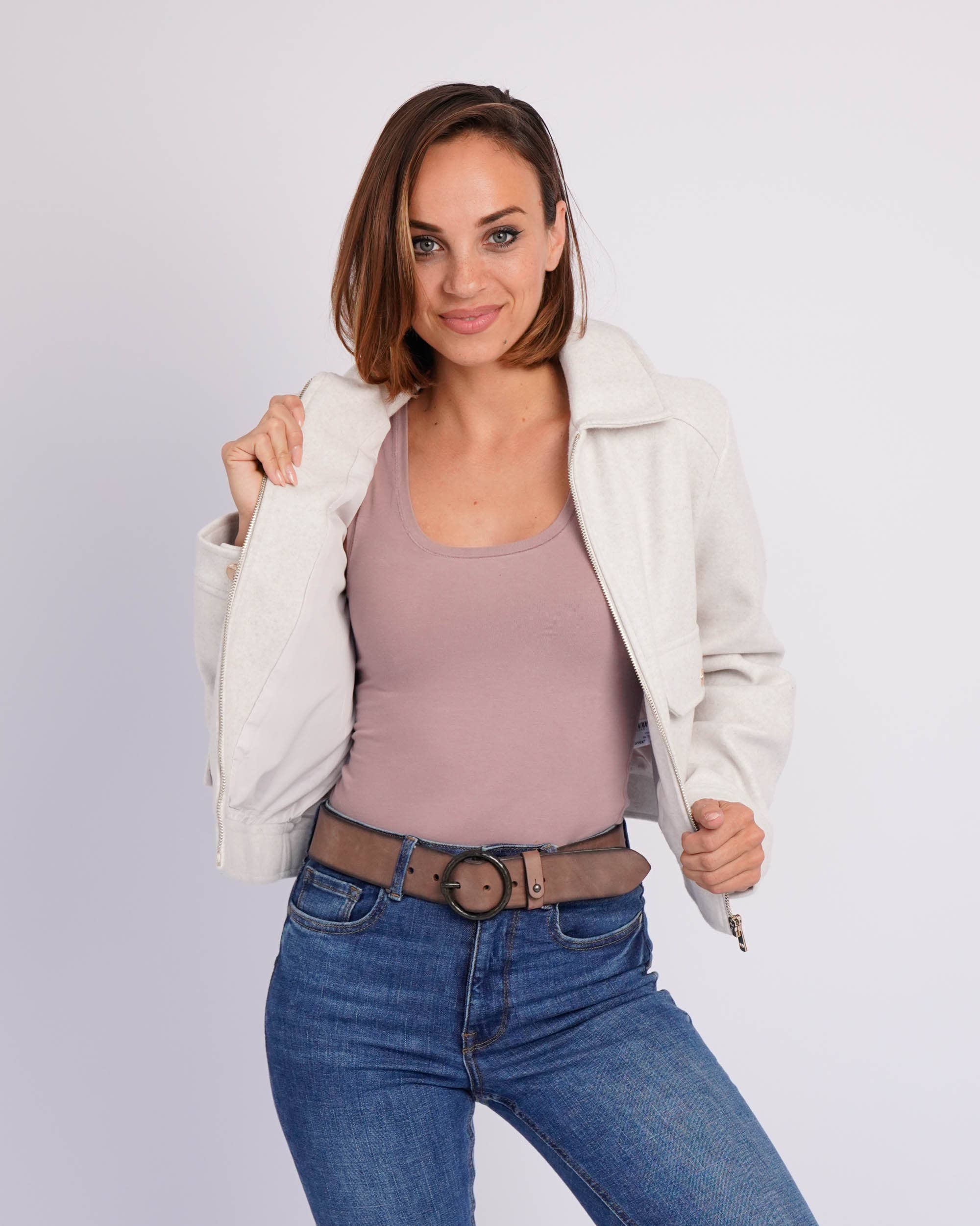 Pip | Vintage Full-Grain Leather Belt for Women