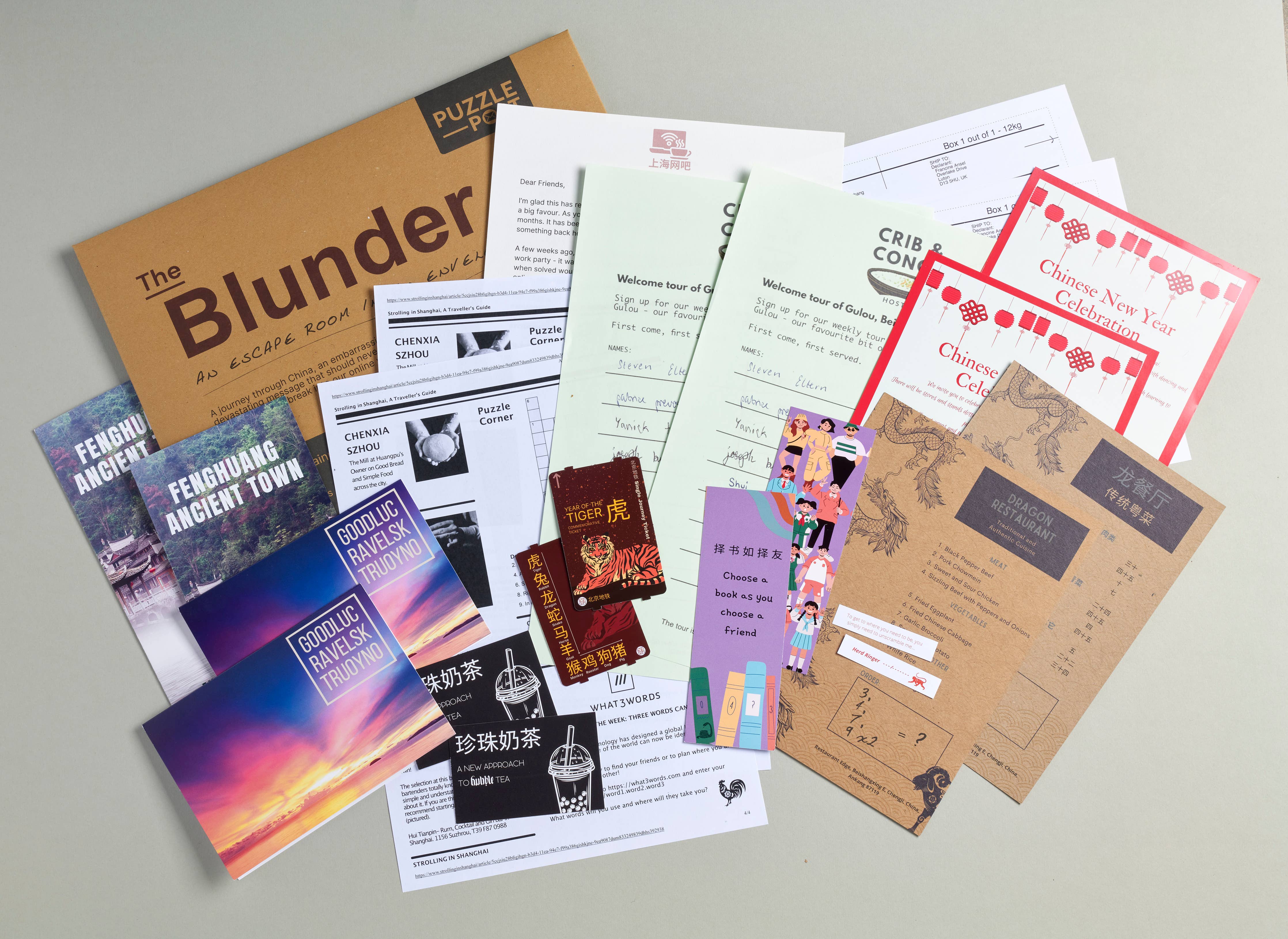 Escape Room | Puzzle Game | Board game | The Blunder