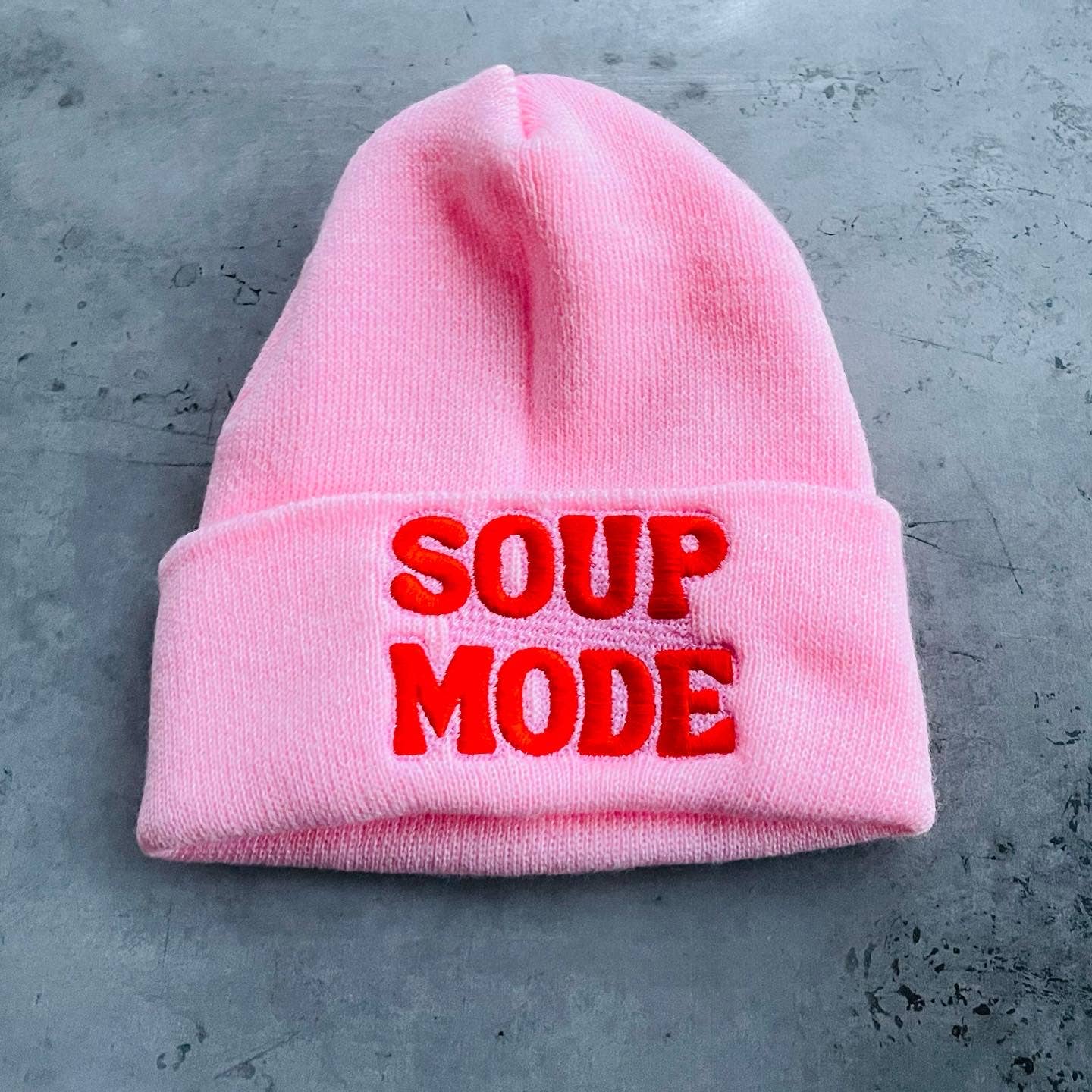 Soup mode knit beanie Winter hat Made in America usa