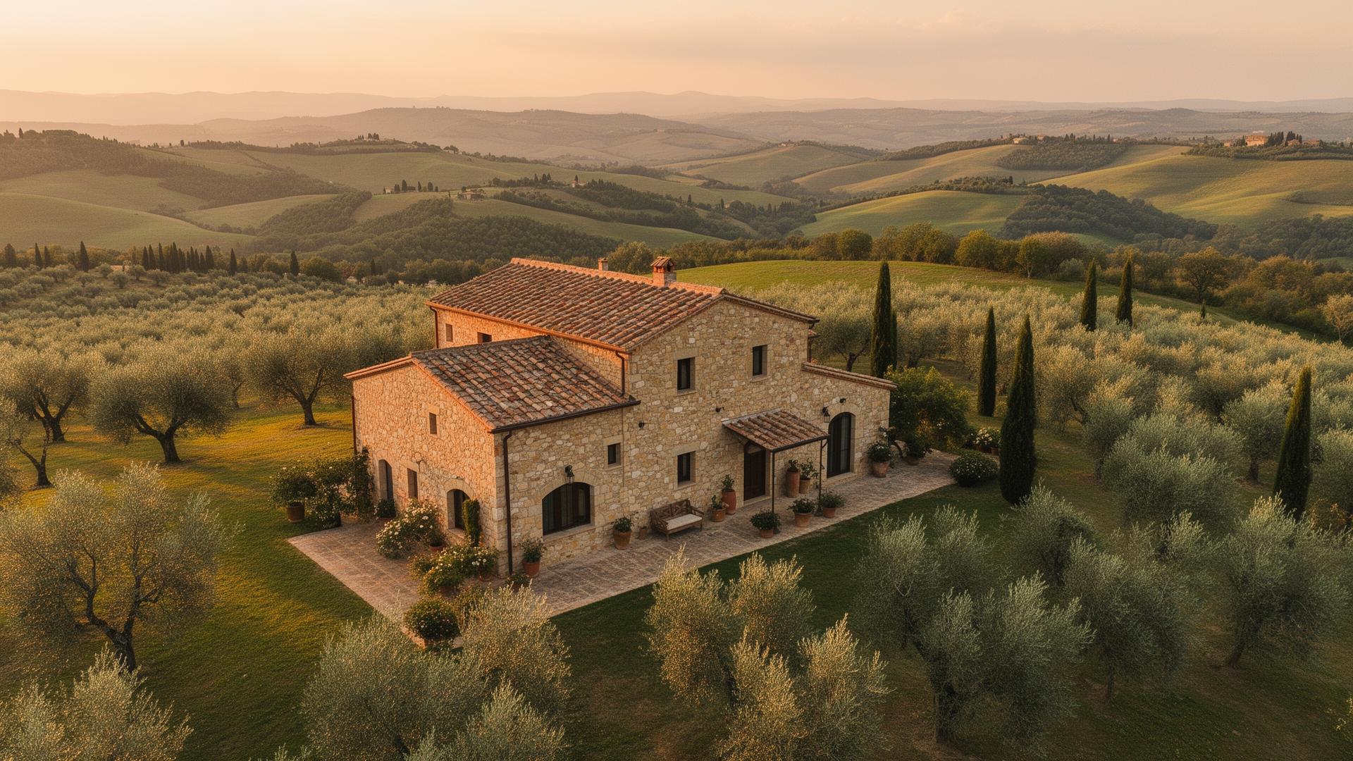 I Casali del Moraiolo villa in the Umbrian hills