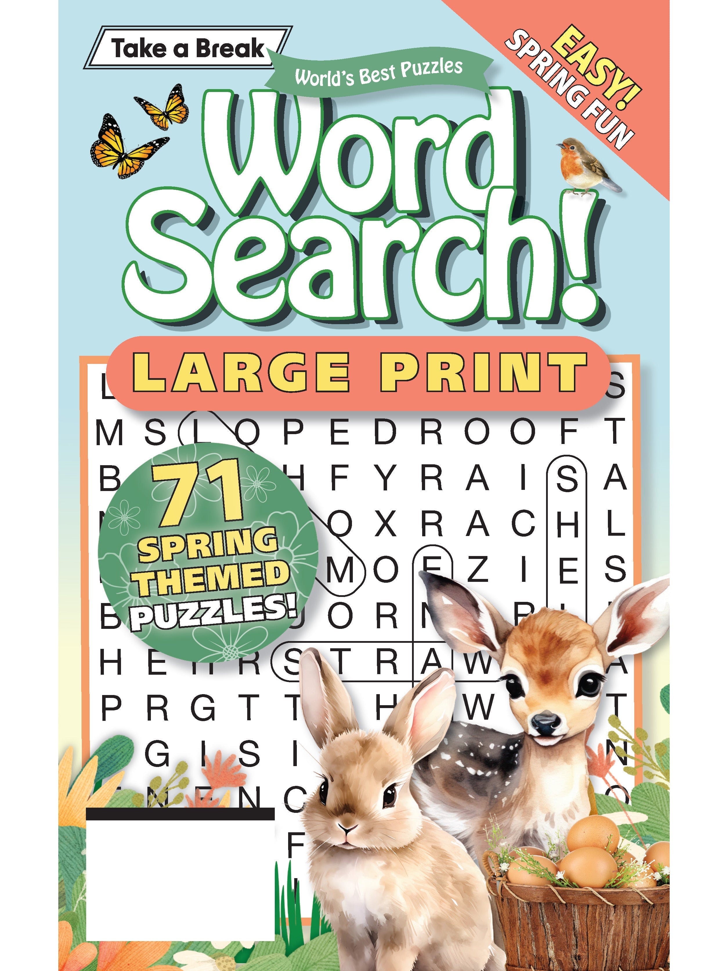 World's Best Puzzle- Word Search 25.01.21: Large Print, 71 Spring Themed Puzzles! The Perfect Way To Unwind & Sharpen Your Brain, Skills, Unplug & Relax!