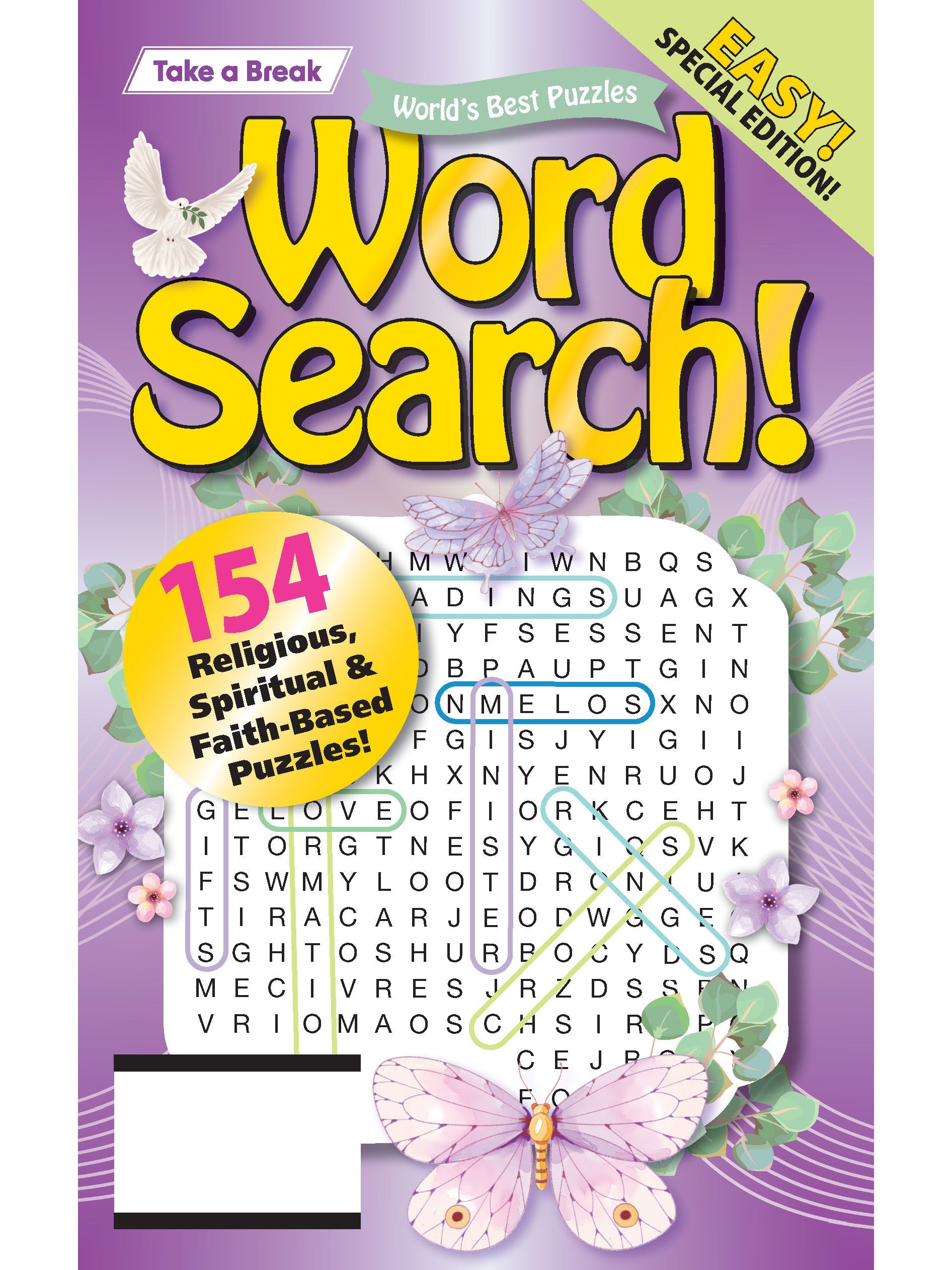 World's Best Puzzle - Word Search 25.02.28: Large Print, Over 154 Puzzles, Religion-Themed, Faith-Based Puzzles, Spirituality, Great Gift For A Family Or Friend, Unwind & Sharpen Your Brain!
