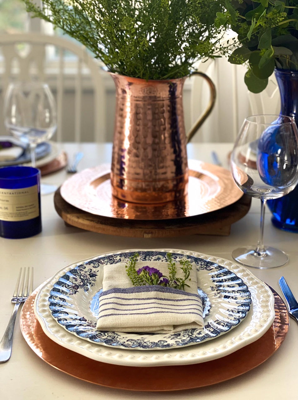 Thessaly 12 Copper Charger Plate