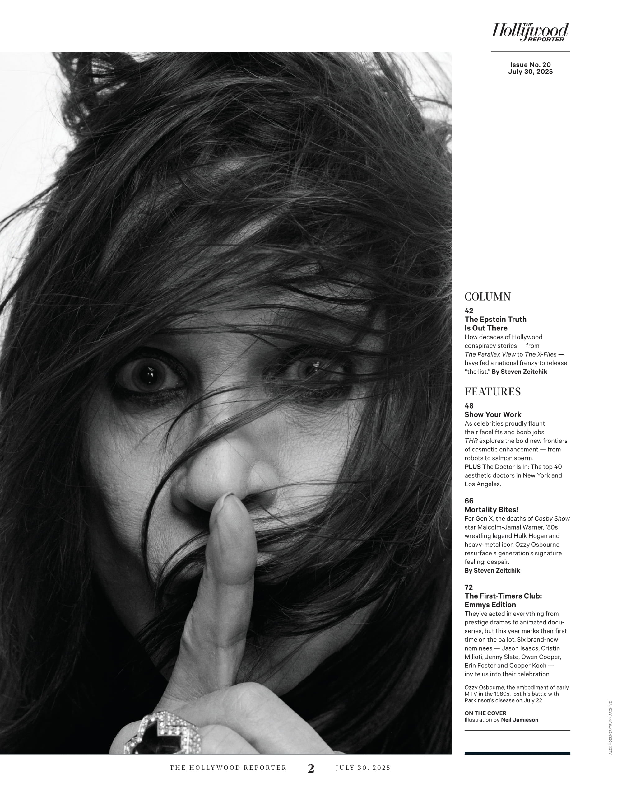 The Hollywood Reporter - 25.07.30 Edition: The New Face Of Hollywood, Top Cosmetic Doctors In LA & NYC, The Epstein Truth, Paramount's Golden Parachutes, Contrarian Cash-Outs & More!