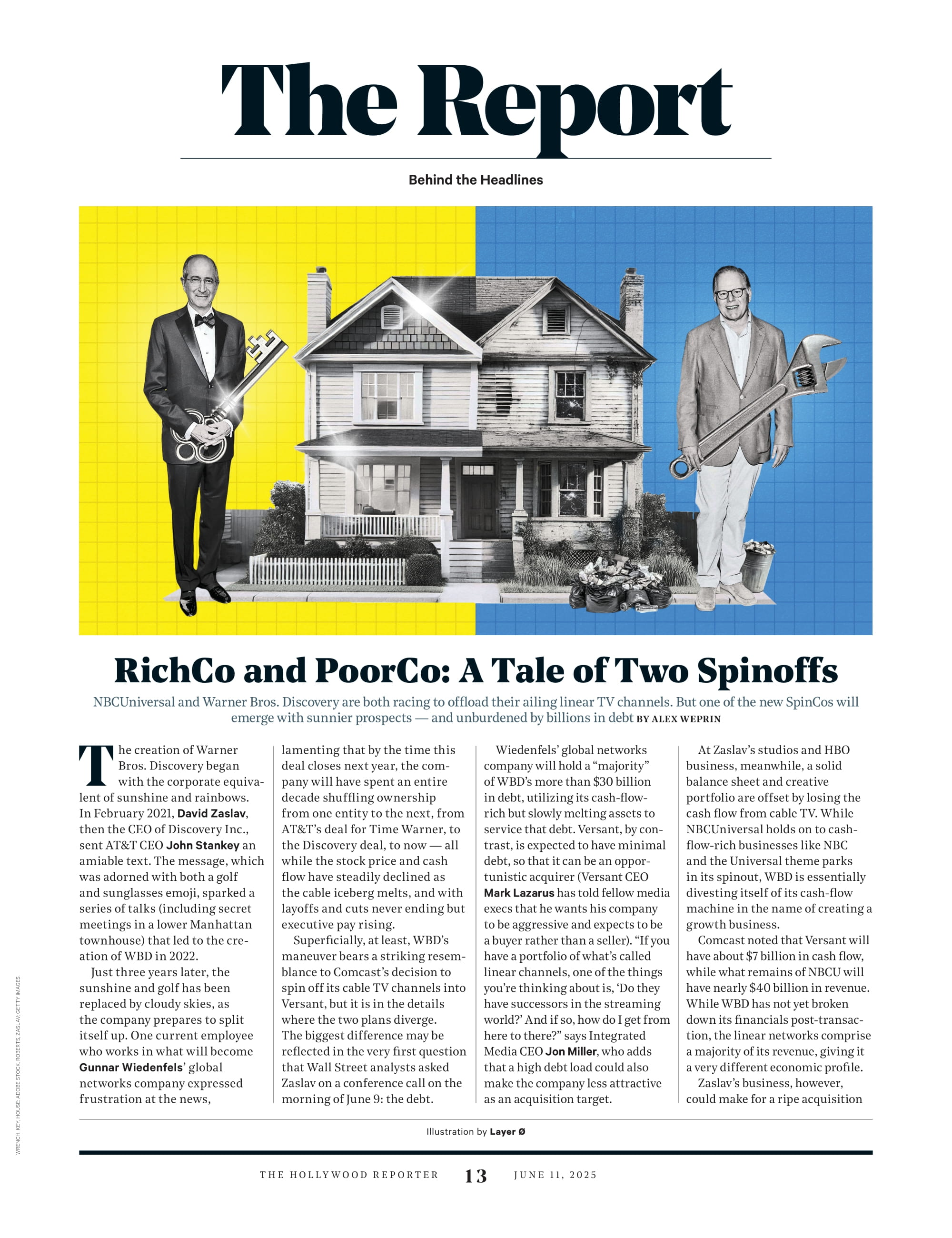 The Hollywood Reporter - 25.06.11 Edition: Comedy Actors Roundtable, Netflix Theme Park, NBCUniversal vs Warner Bros, Indie Film Struggles, Leighton Meester’s New Projects, Cannes Lions 2025 & More!